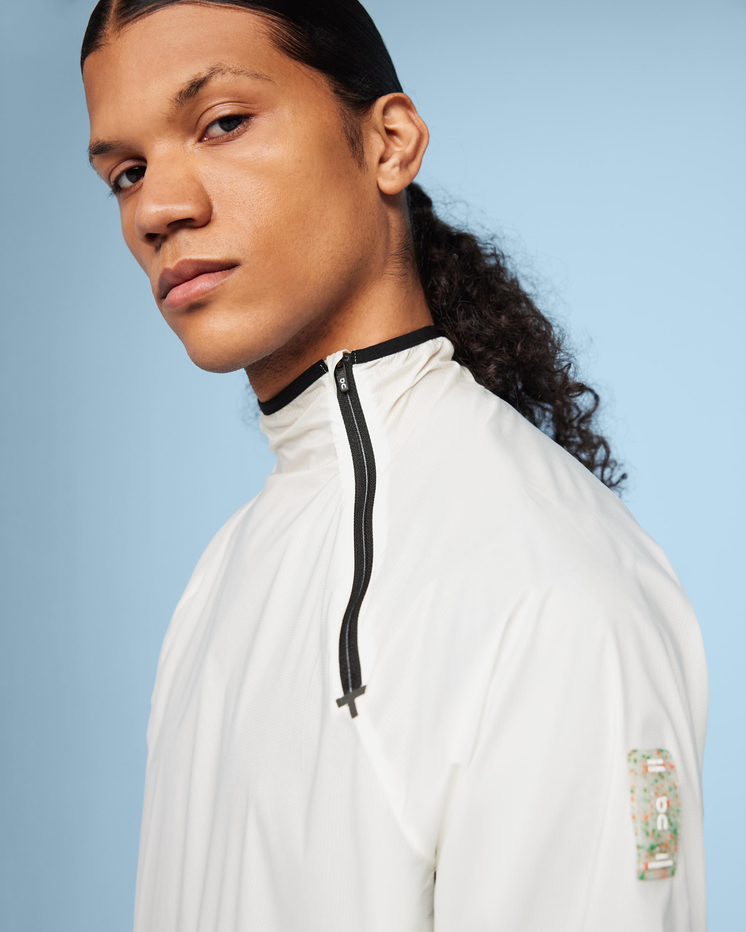 Куртка мужская On Active Jacket, цвет неокрашенный белый (Undyed-White) — фото 4