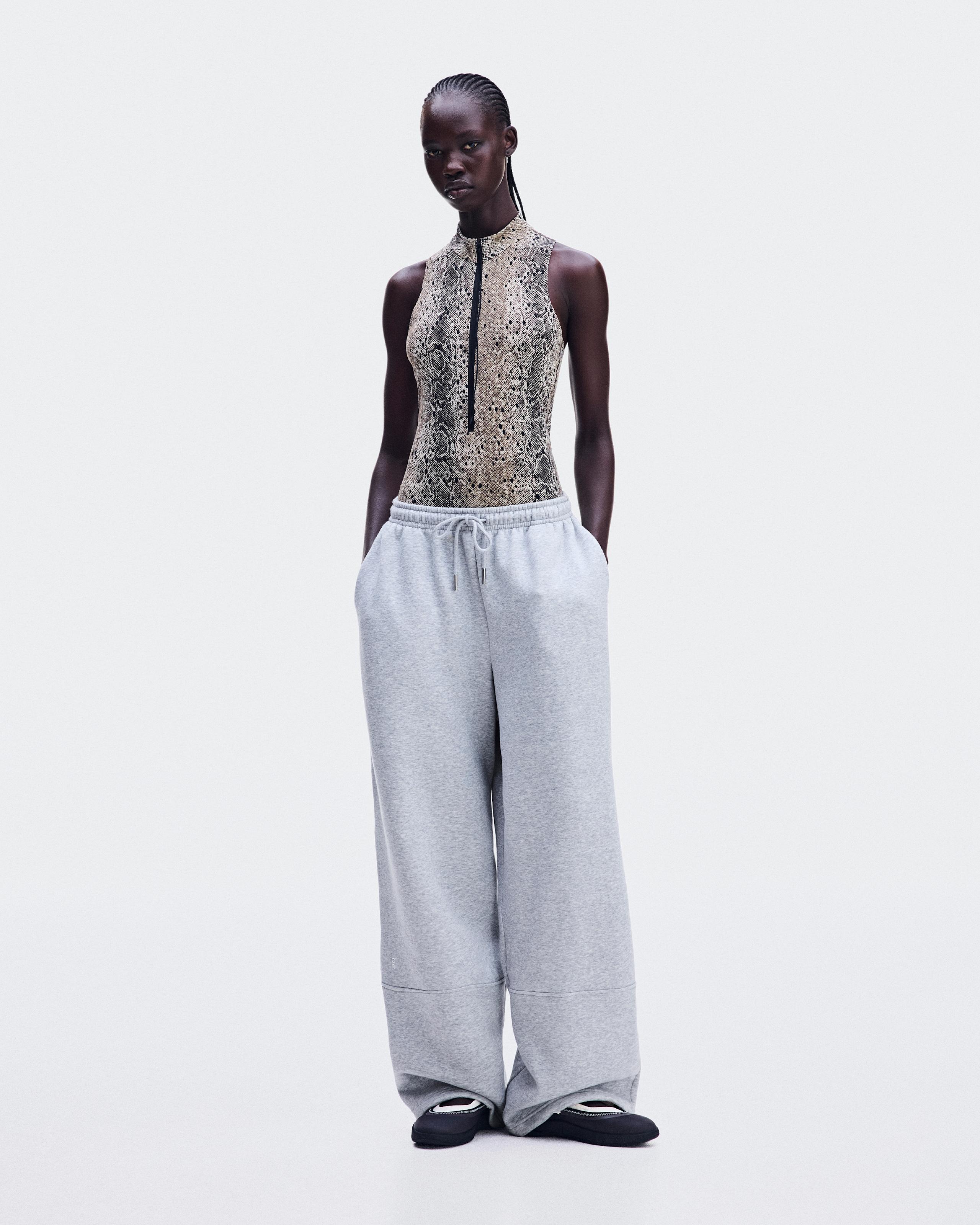 Oversized Sweatpants Alloy Heather