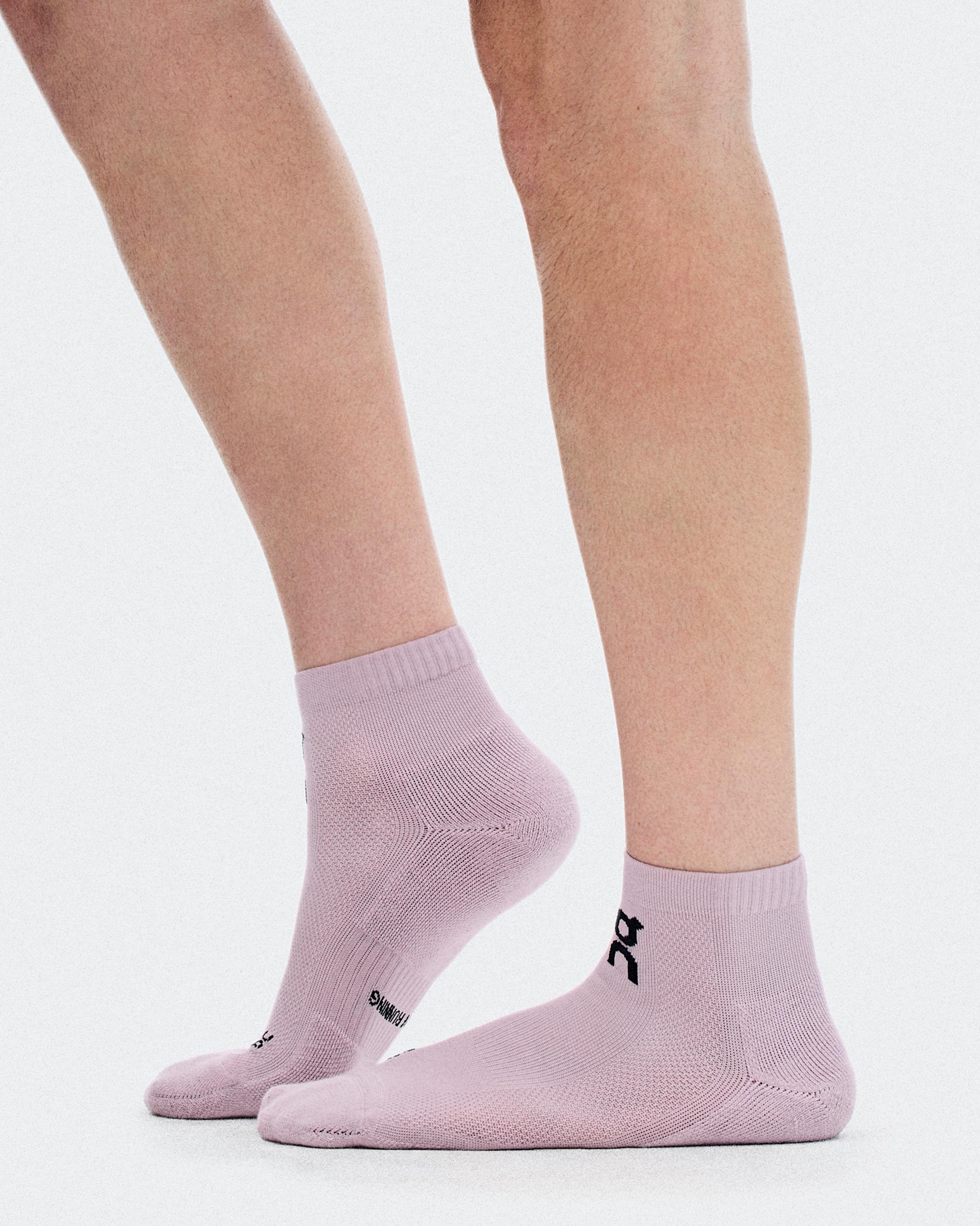 Носки On Core Run Sock Mid 2P, Foxglove / Mallow — фото 2