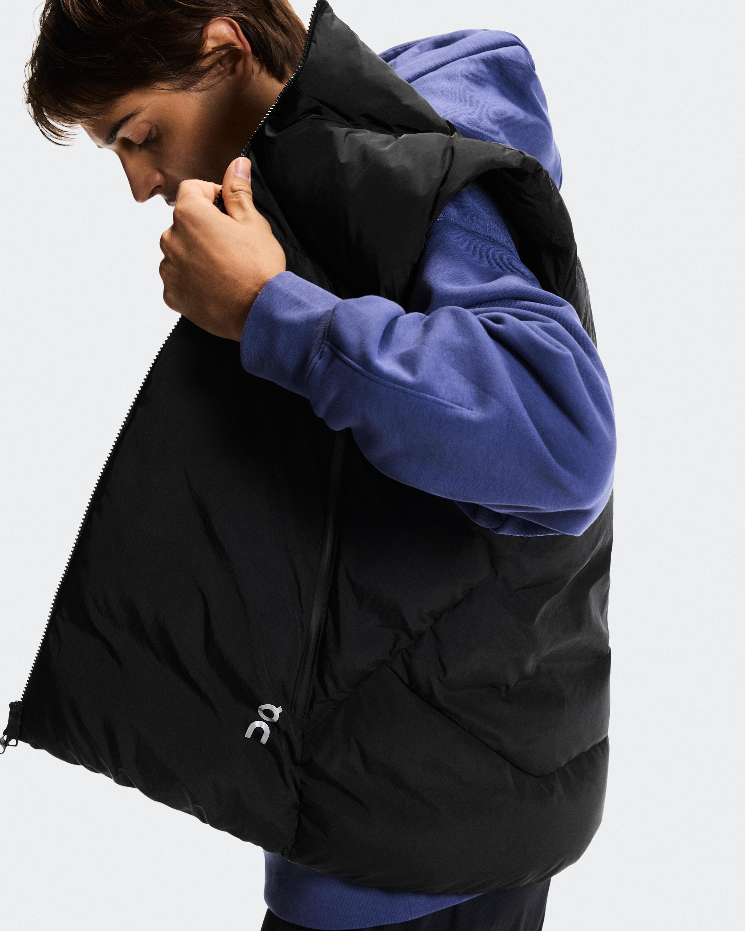 Мужской утеплённый жилет All-Day Puffer Vest, чёрный — фото 8