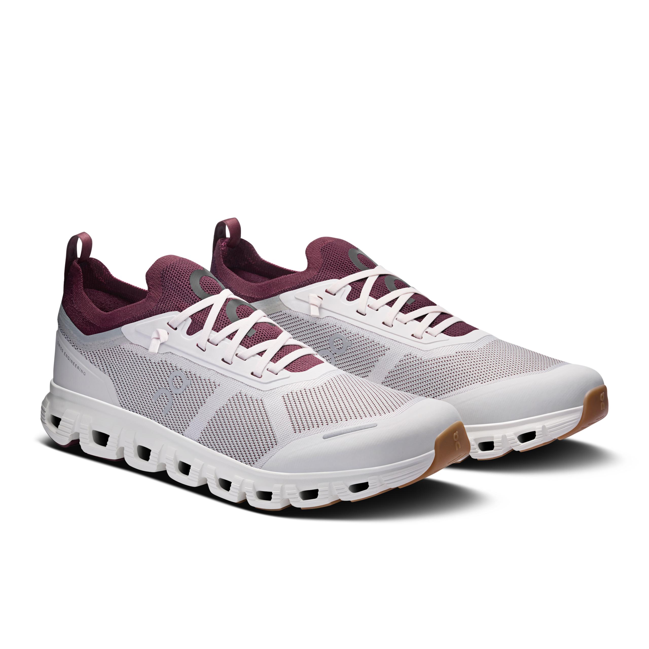 Кроссовки On Cloud 6 Versa Silver / Maroon — фото 6