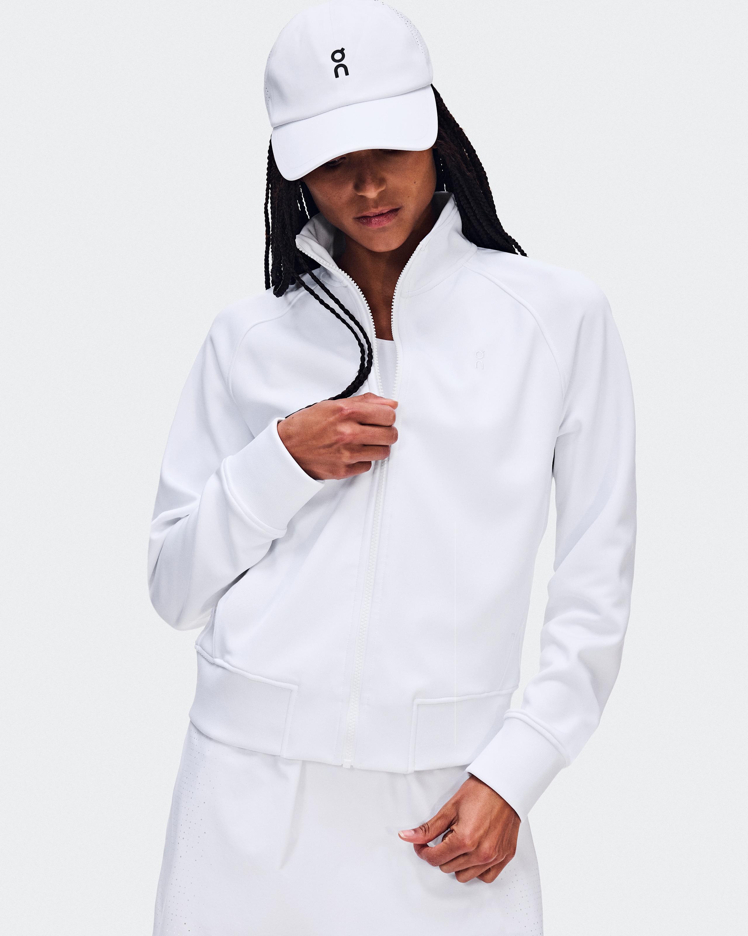 Женская куртка On Courtside Full Zip LDN, White — фото 2