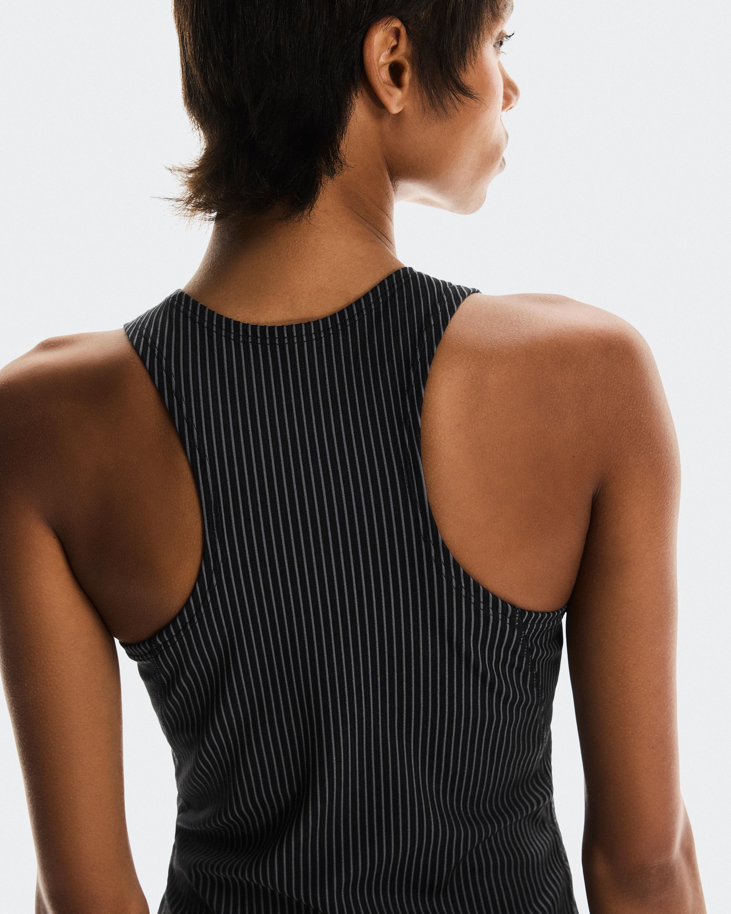 Платье женское On All-Day Ribbed Dress (чёрный/серый) — фото 5