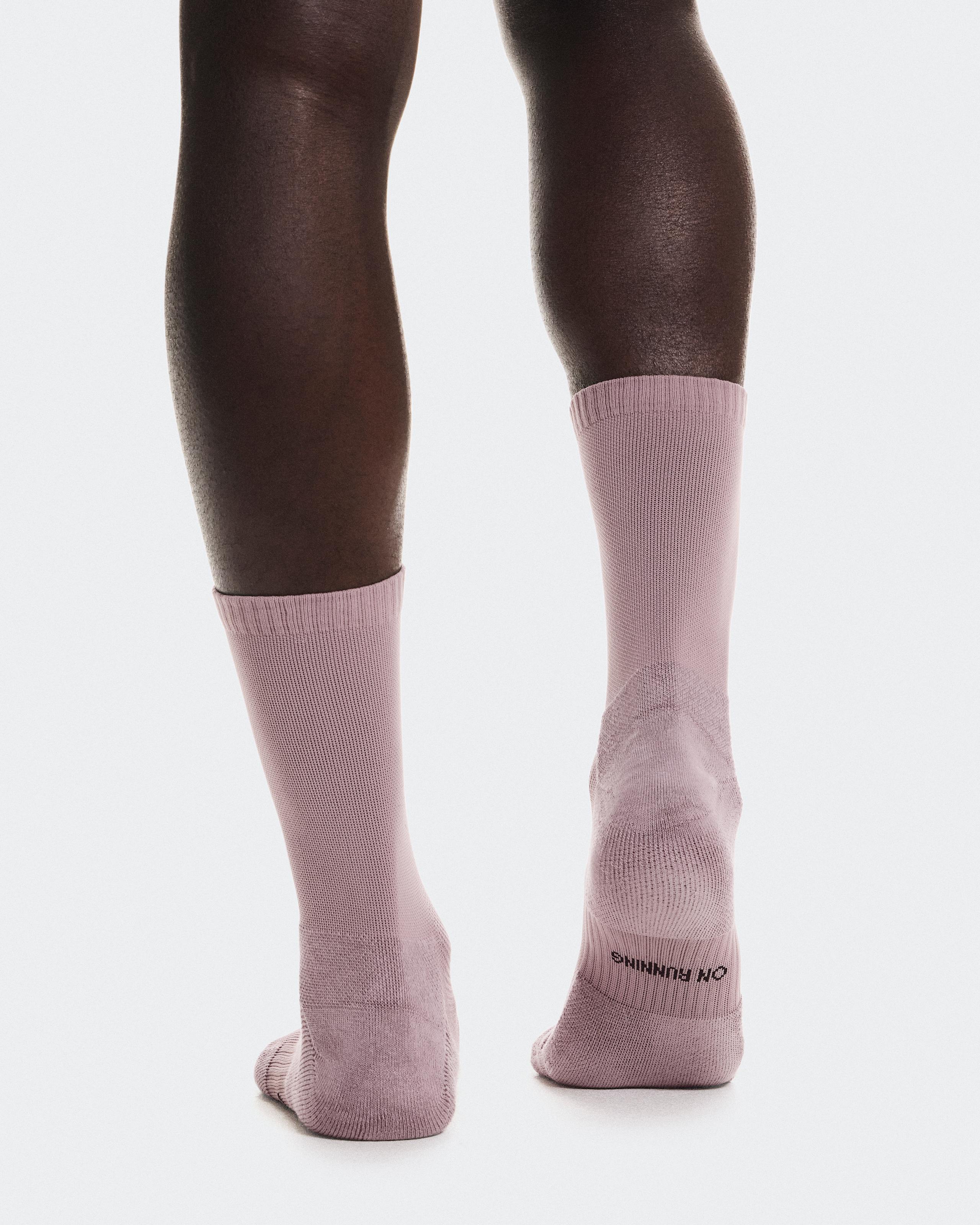 Носки On Core Run Sock High 2P (2 пары), солнечный камень/серо-голубой (Sunstone / Heron) — фото 3