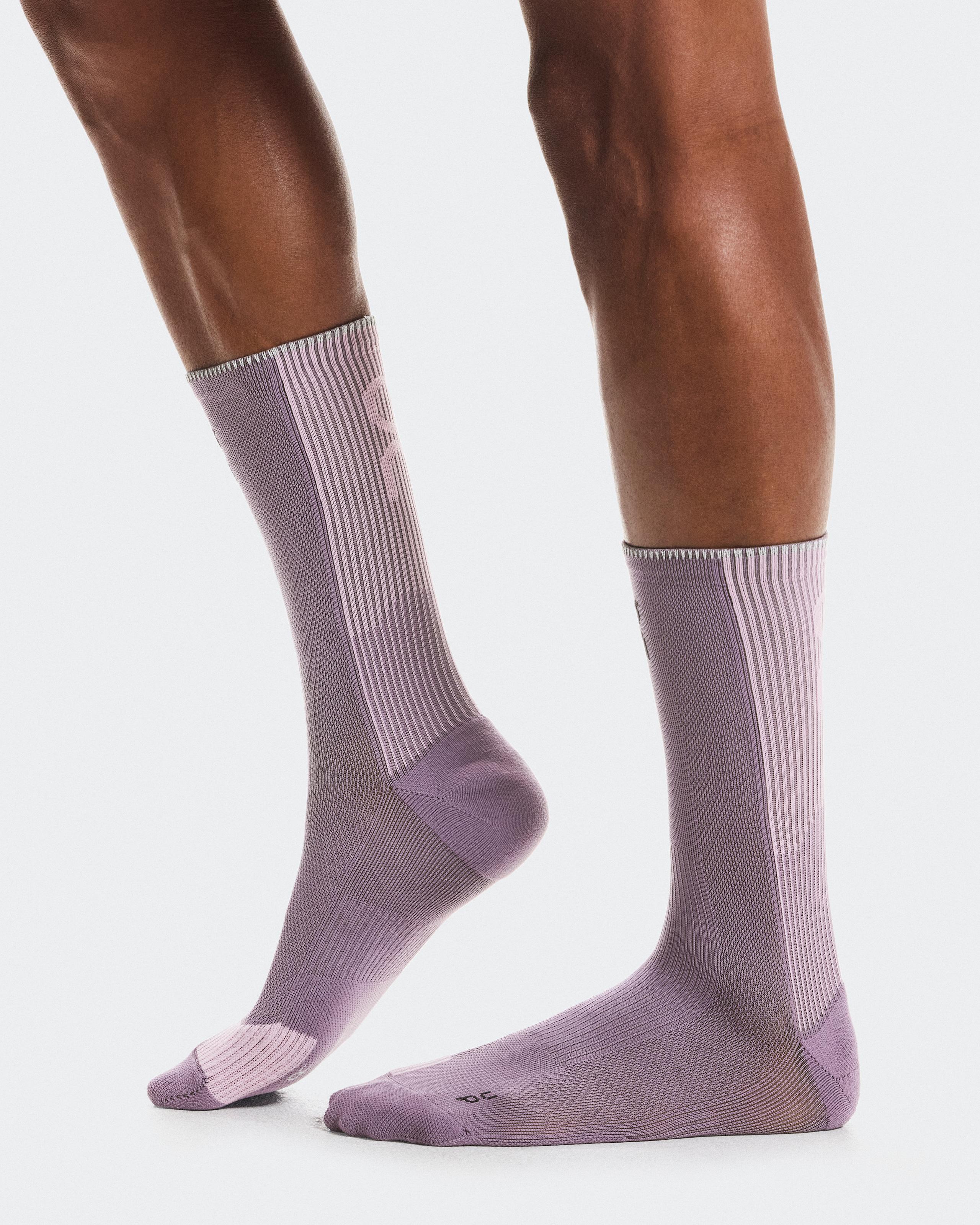 Носки Performance Run Sock High, Dewberry / Sakura — фото 2