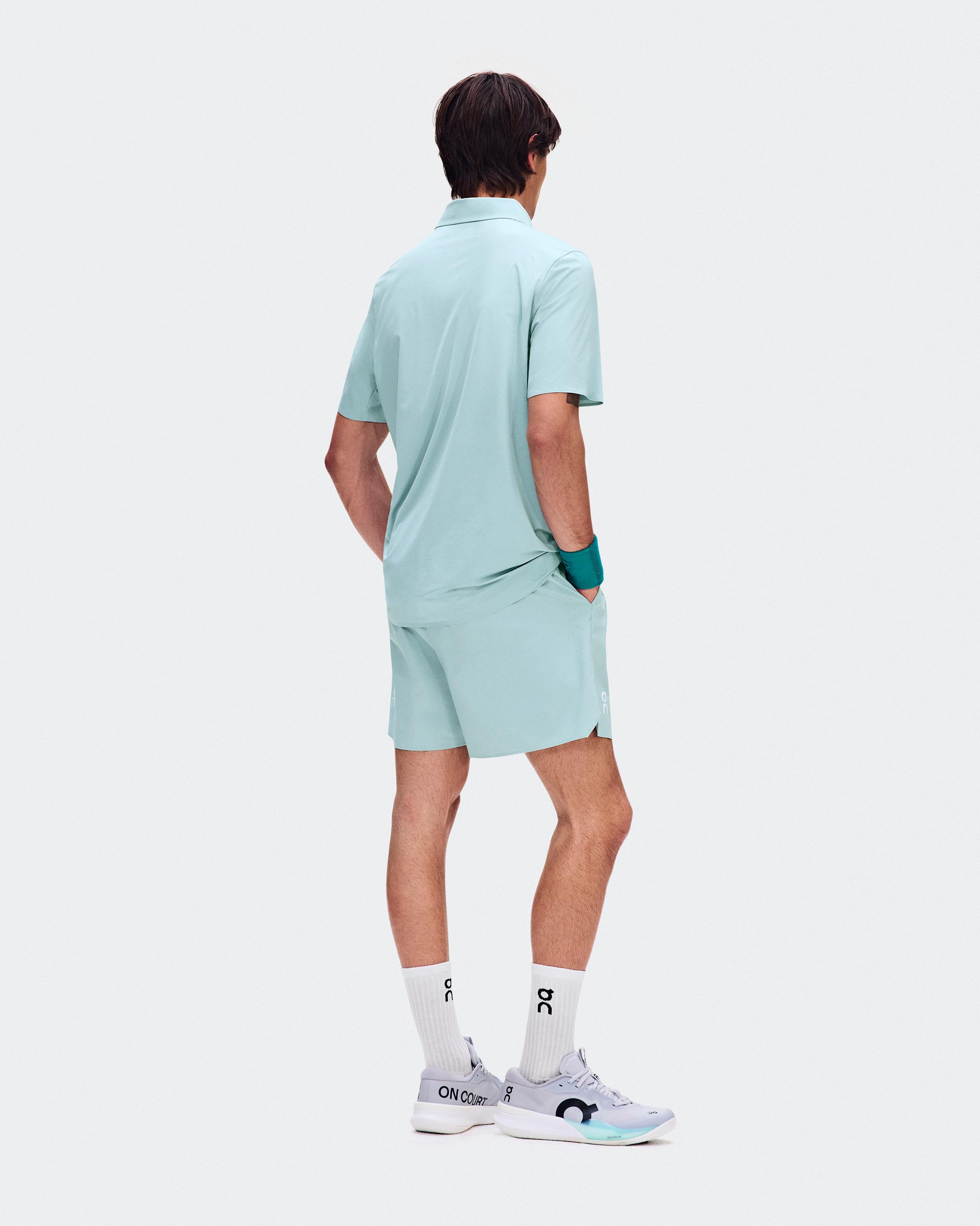 5" Court Shorts — мужские теннисные шорты, голубой (Brook) — фото 3