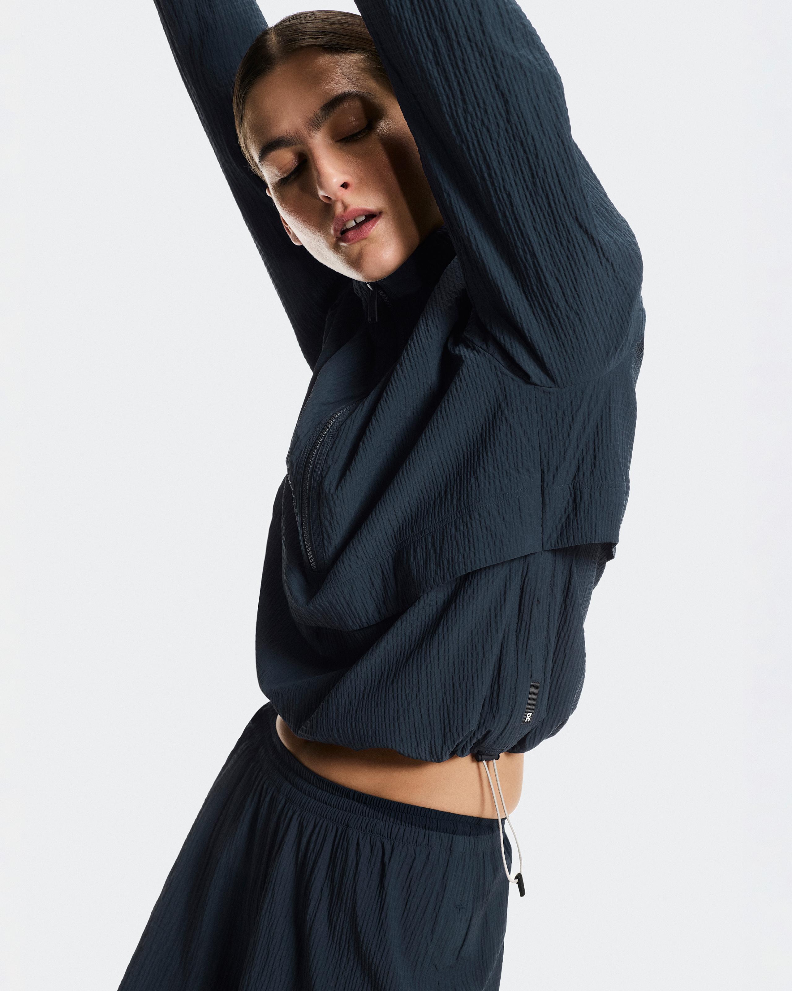 Женская куртка On Courtside 1/2 Zip Eaze, Midnight — фото 8