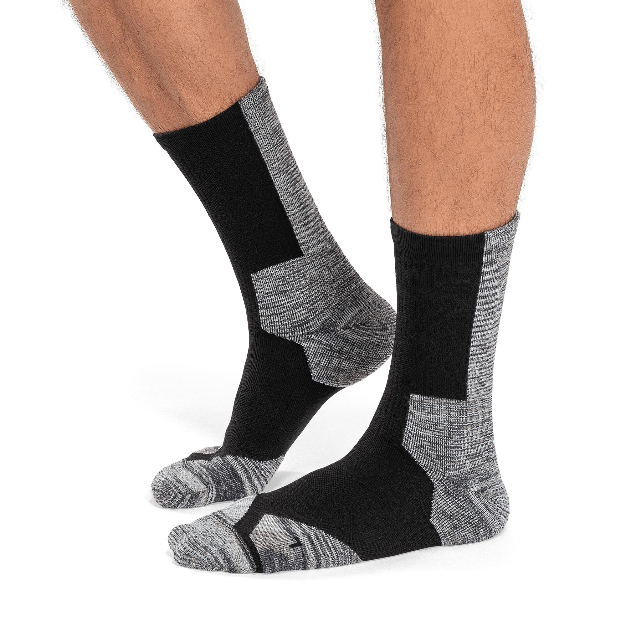 Explorer Merino Sock Black | Glacier