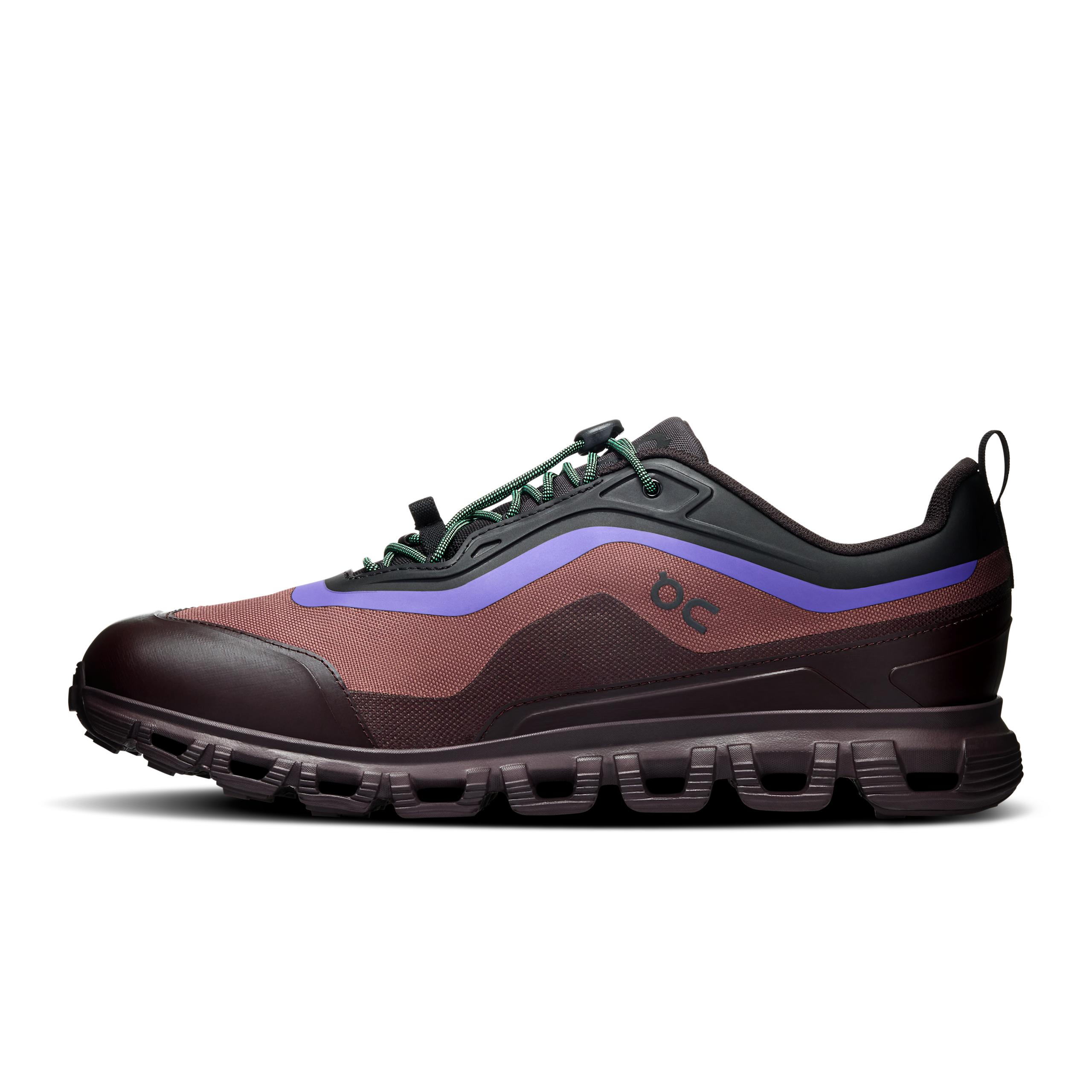 Мужские кроссовки On Cloud 6 Geo Waterproof, Black / Tyrian — фото 4