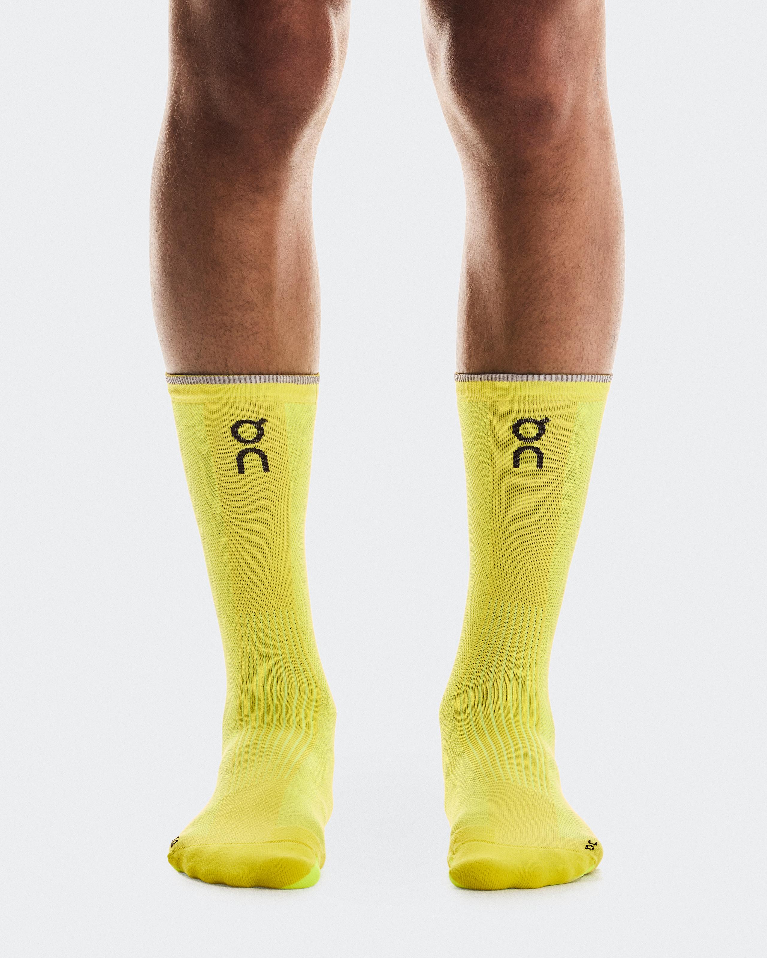 Elite Run Sock High Lime