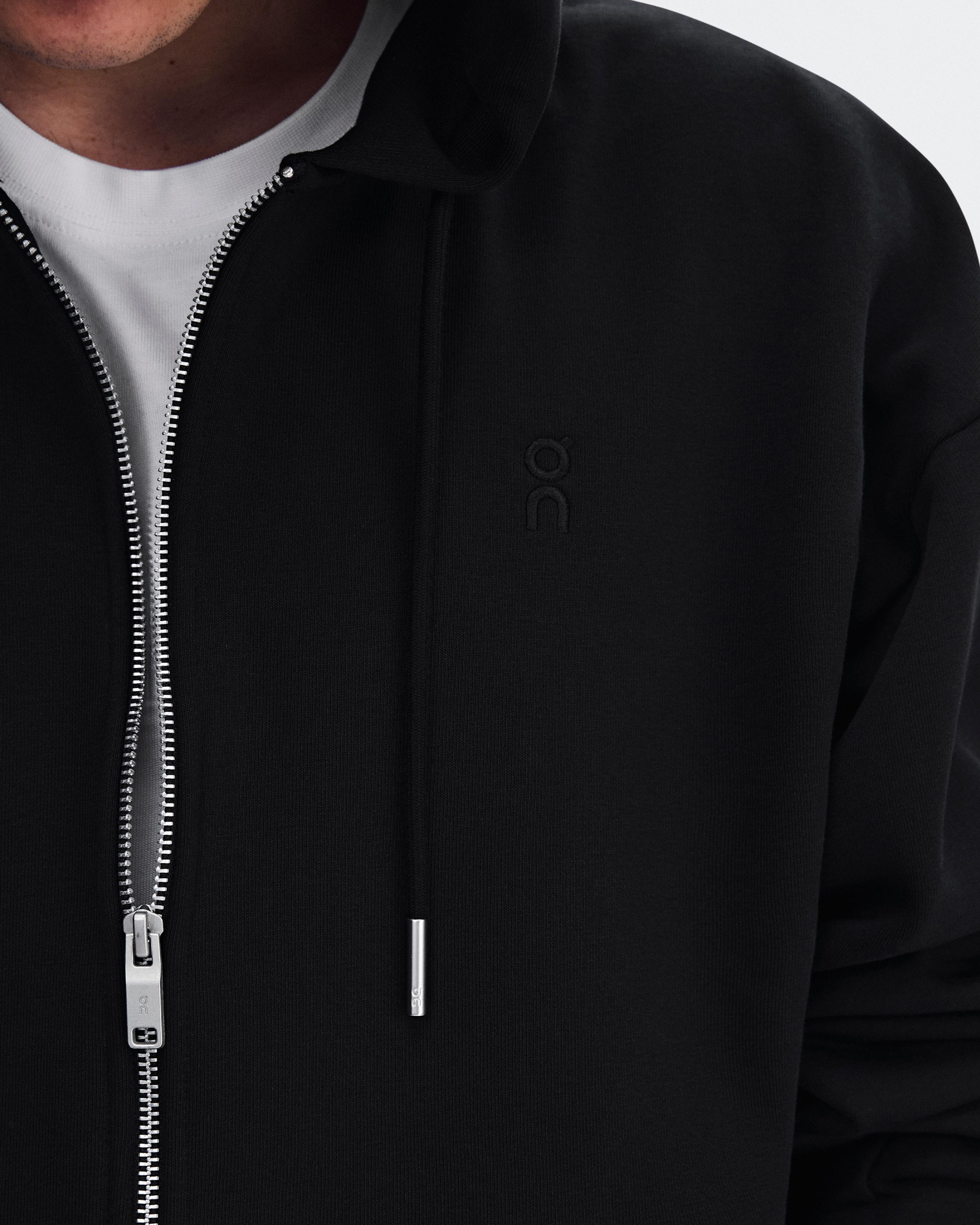 Мужская худи на молнии On Club Collective Full Zip Runner, Black — фото 6