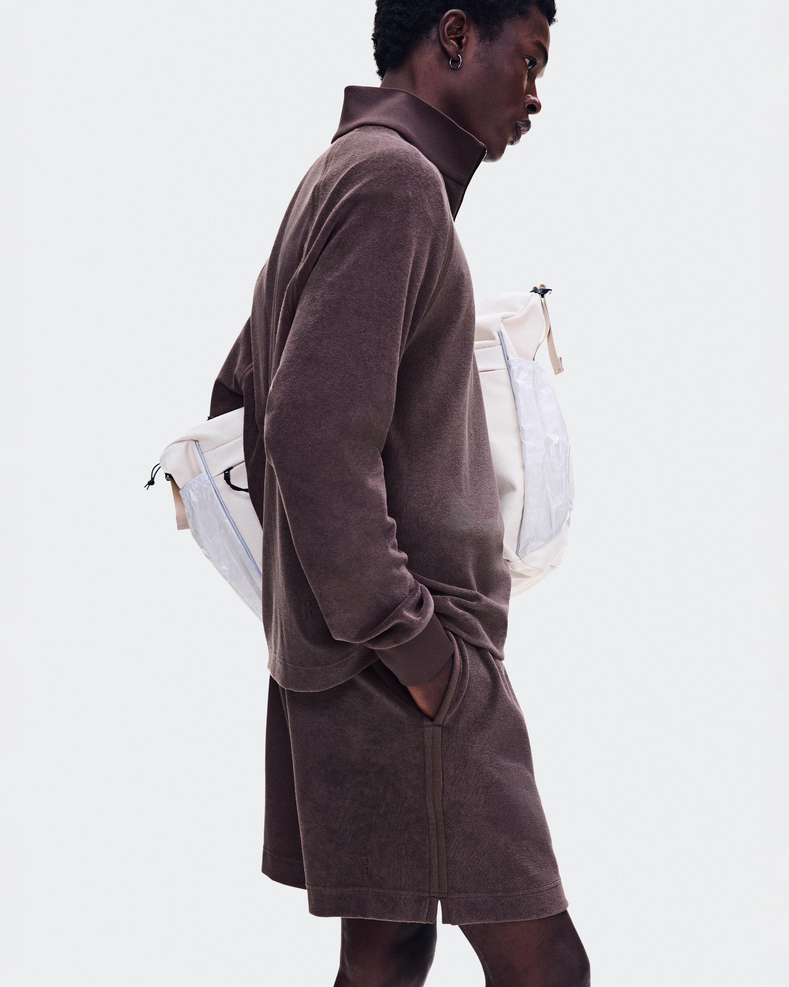 Мужские шорты On Courtside Shorts Terry, Mulberry — фото 4