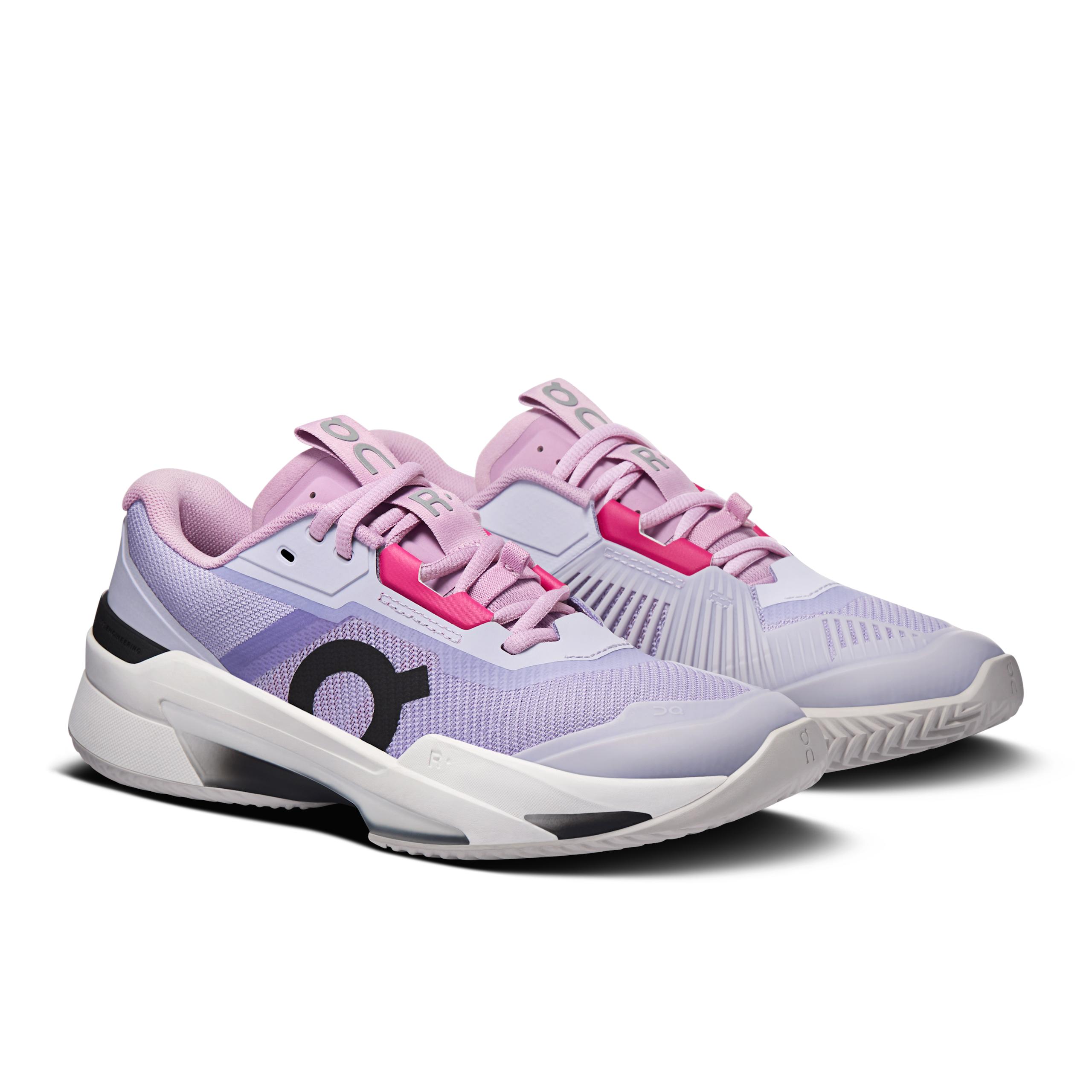 Женские кроссовки On THE ROGER Pro Fire Clay, розовые / чёрные — фото 6