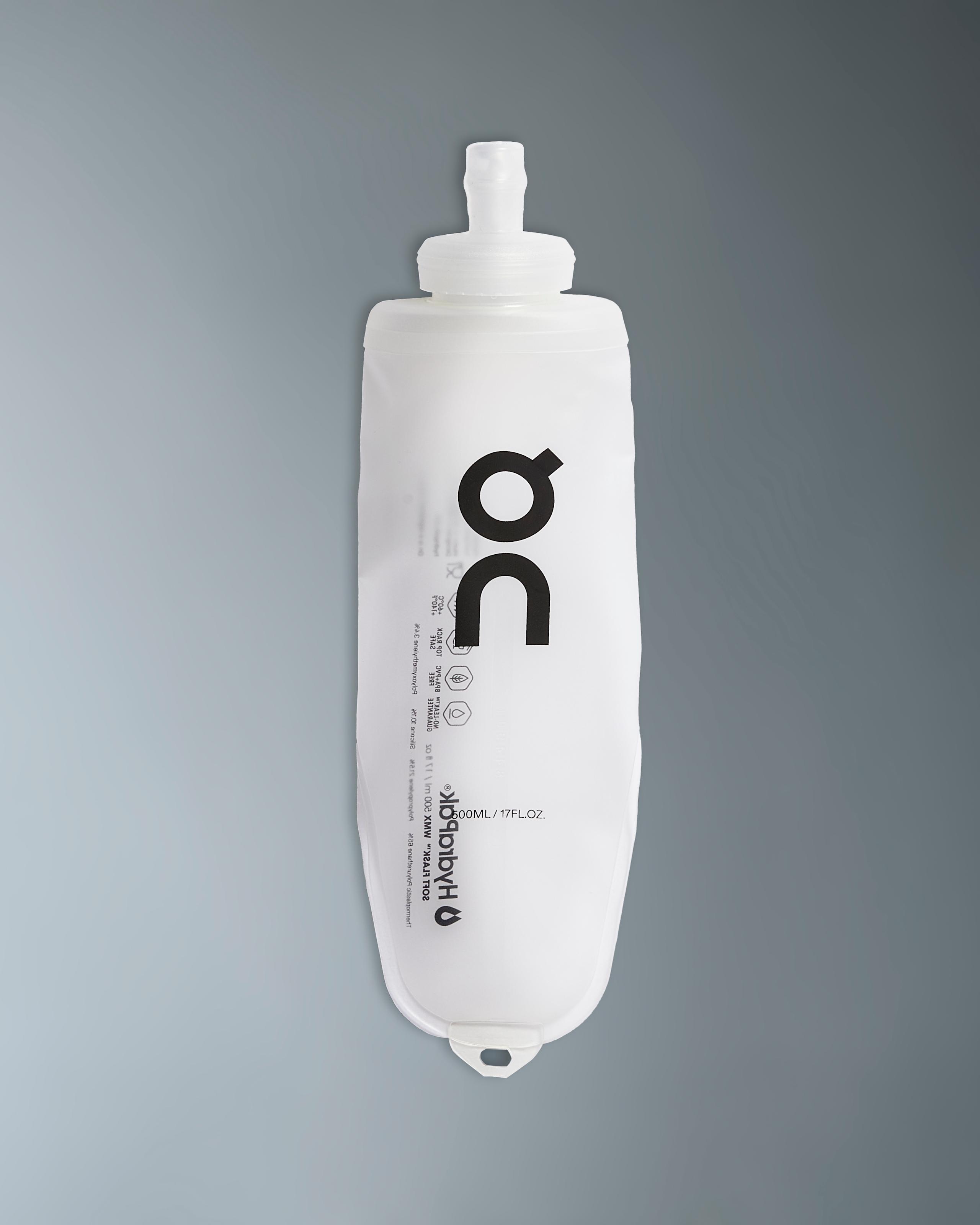 Soft Flask 500ml Translucent | Black
