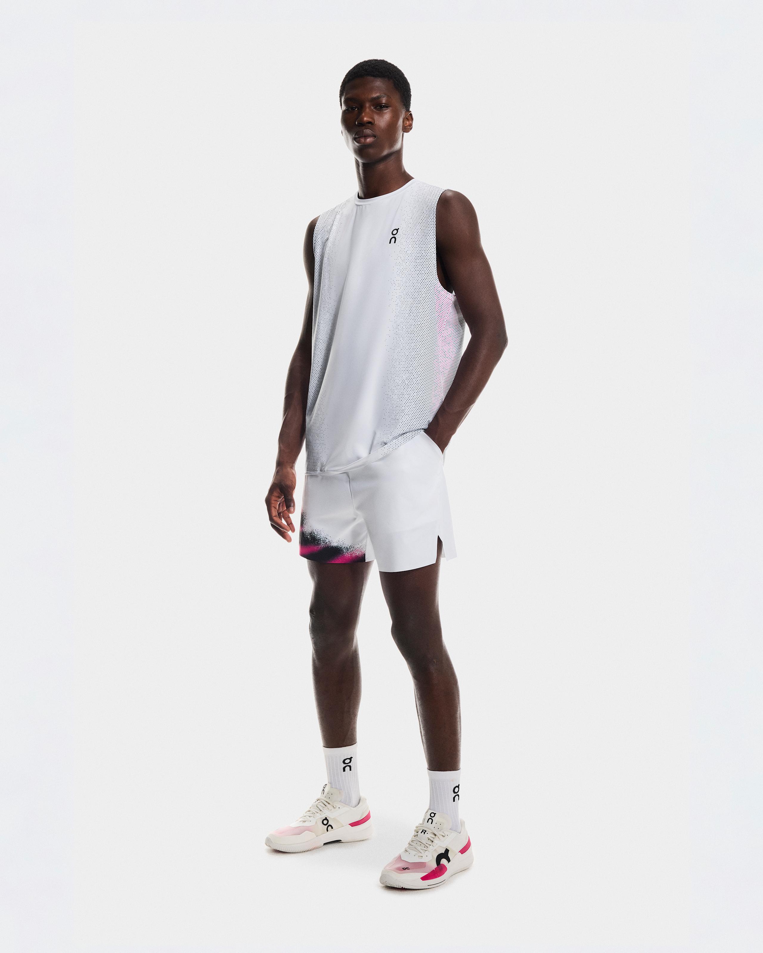 Мужские шорты On Court Shorts, White / Black — фото 3