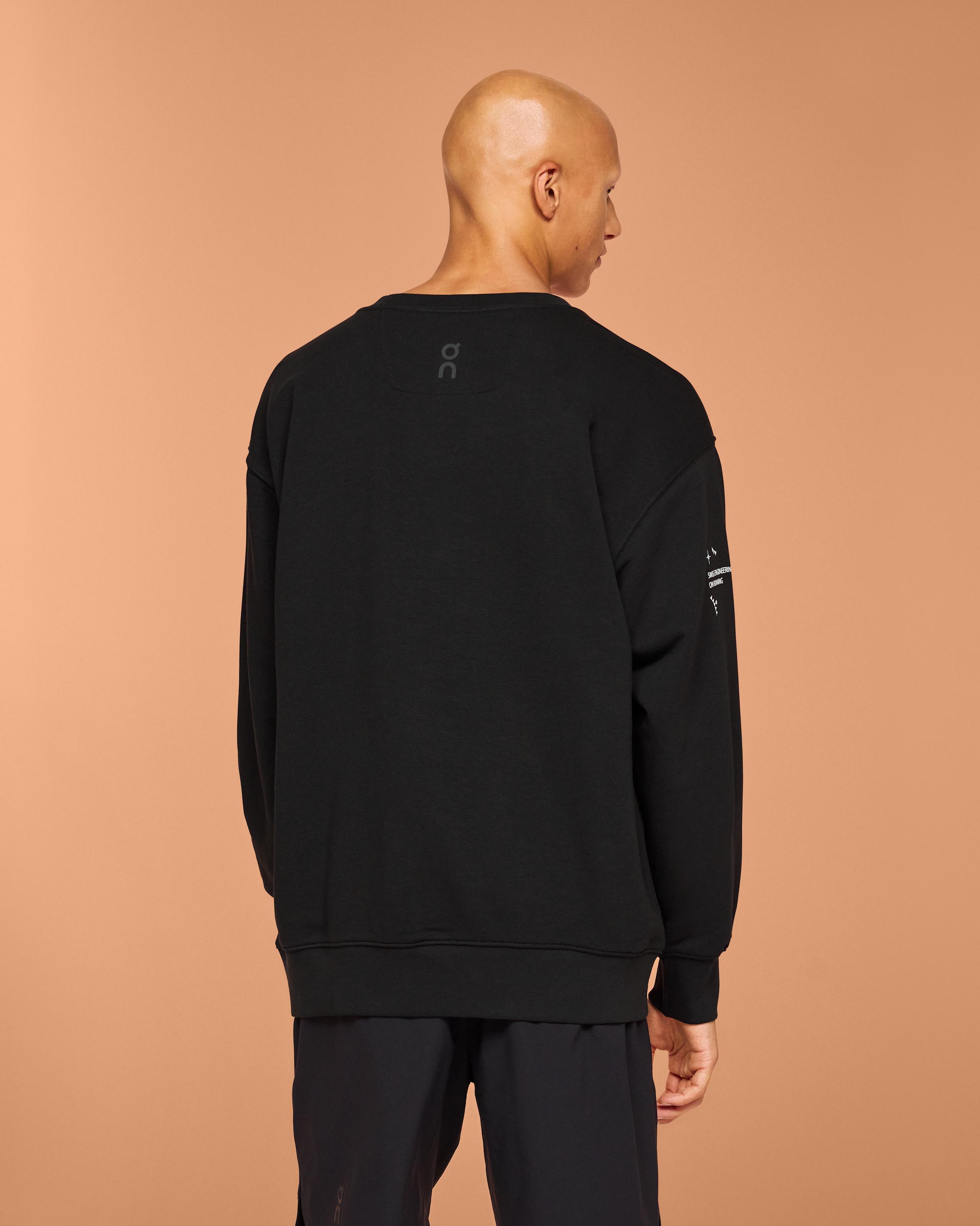 Мужской свитшот On Graphic Club Crew, Black / Mint — фото 3