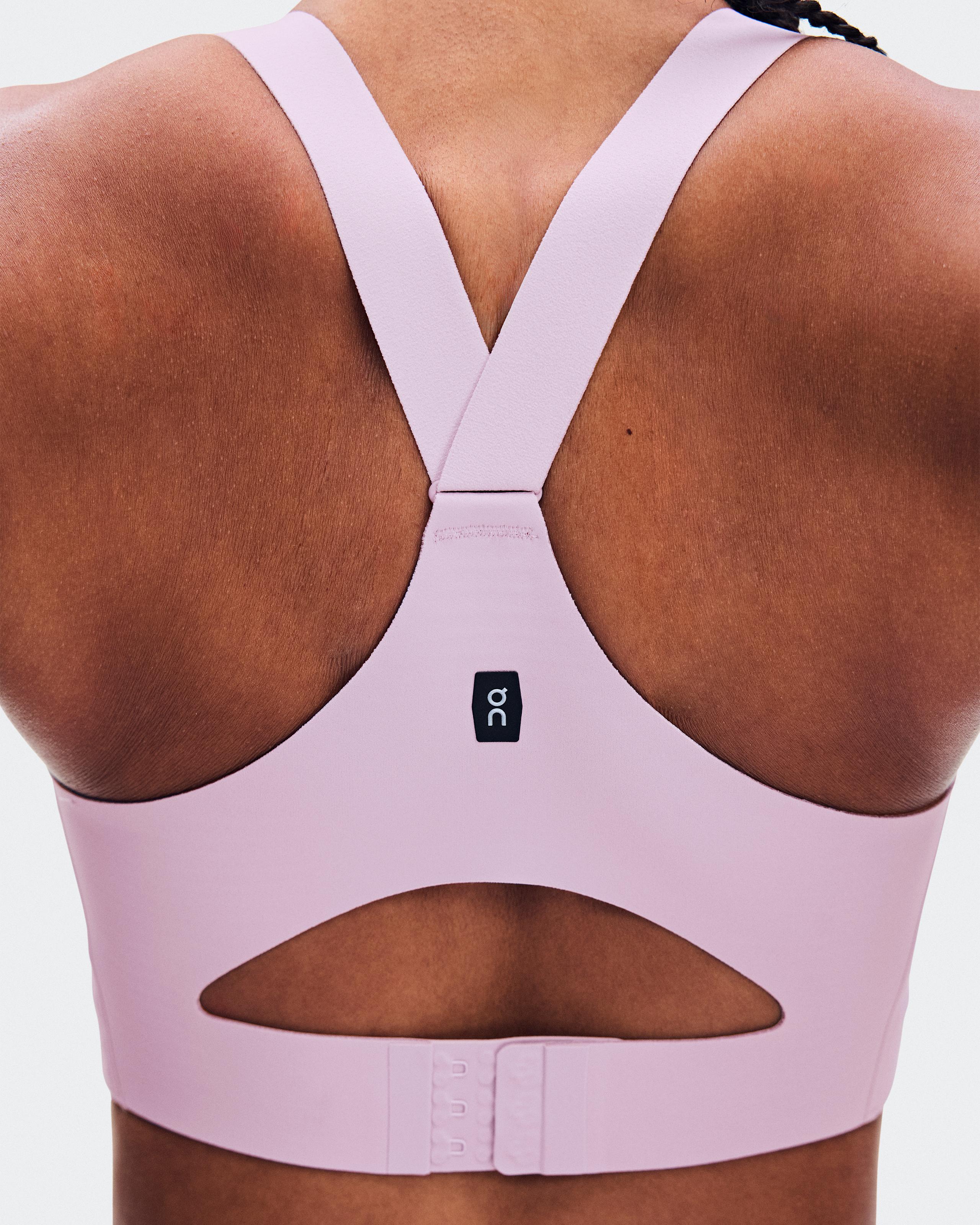 Спортивный топ-бра On Endurance Bra Zip, лиловый (Foxglove) — фото 4