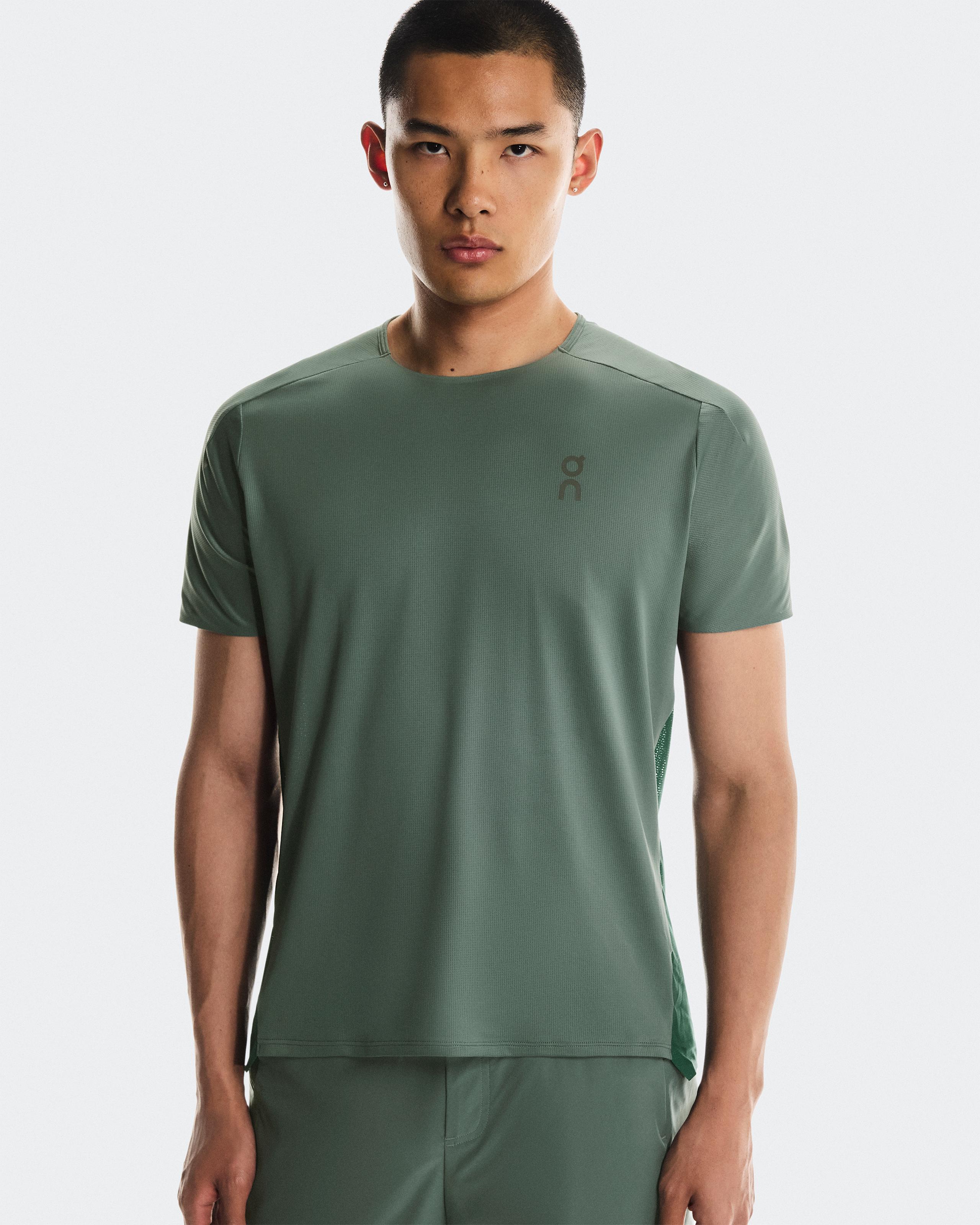 Мужская футболка On Performance-T, Olive / Spirulina — фото 3
