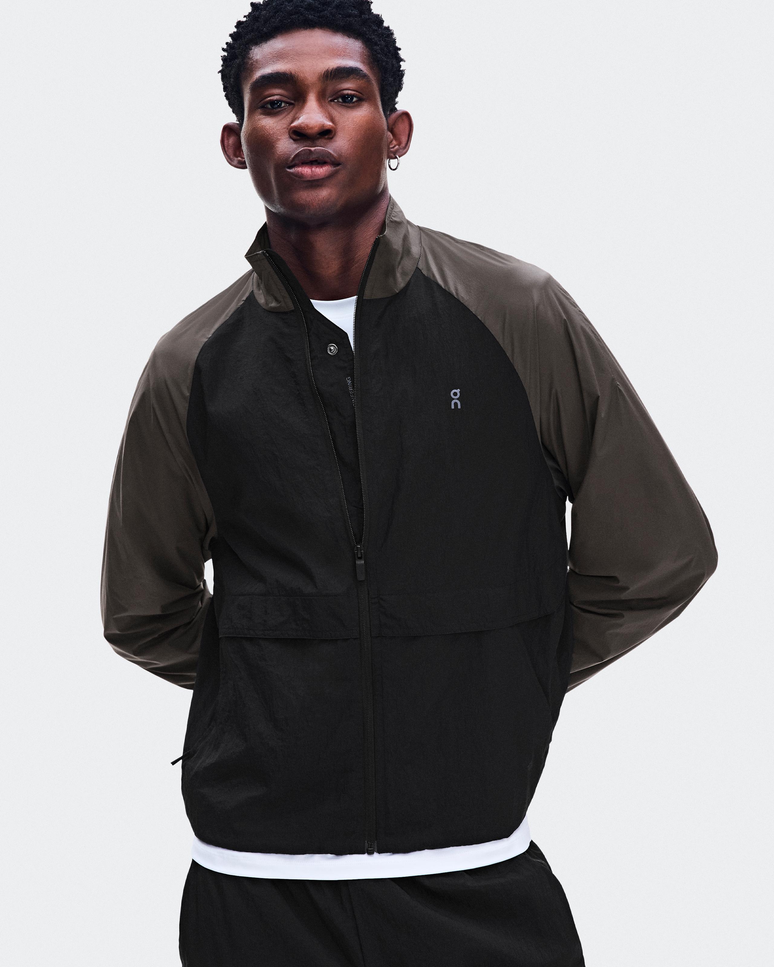 Мужская олимпийка On All-Day Track Jacket, Black / Espresso — фото 5
