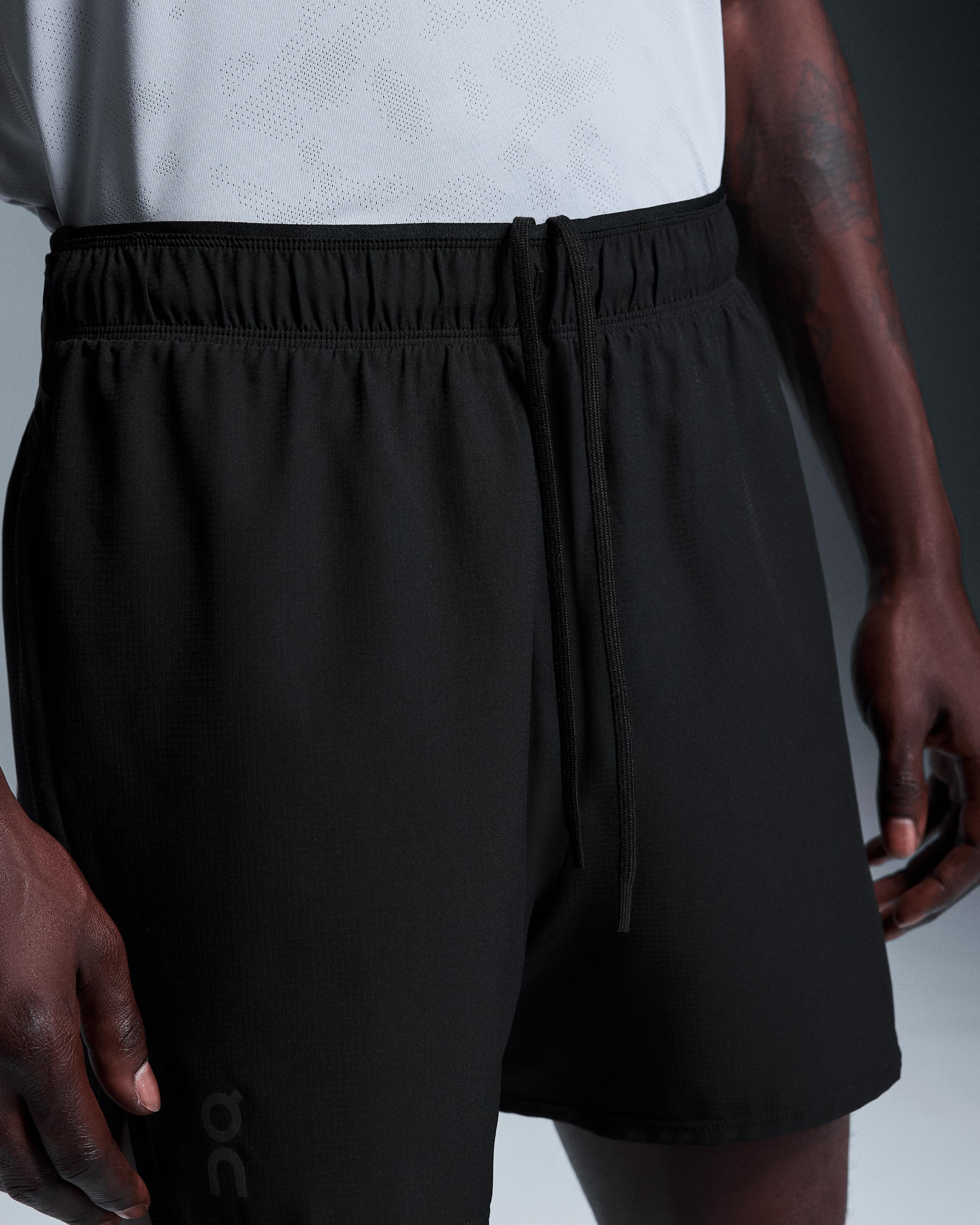Мужские шорты On Trail Shorts, Black — фото 4