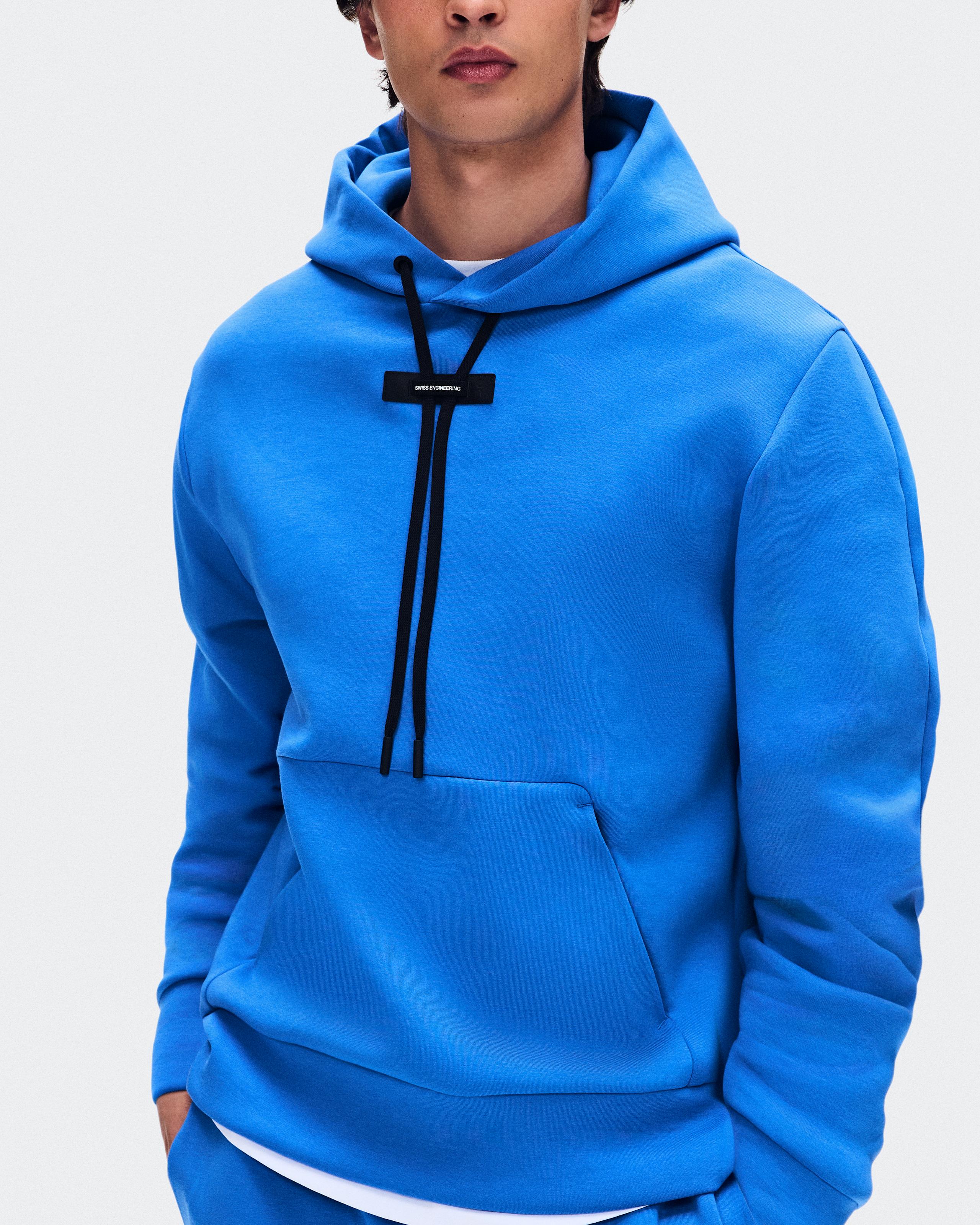 Худи On Focus Tech Hoodie мужское, синий (Jay) — фото 2
