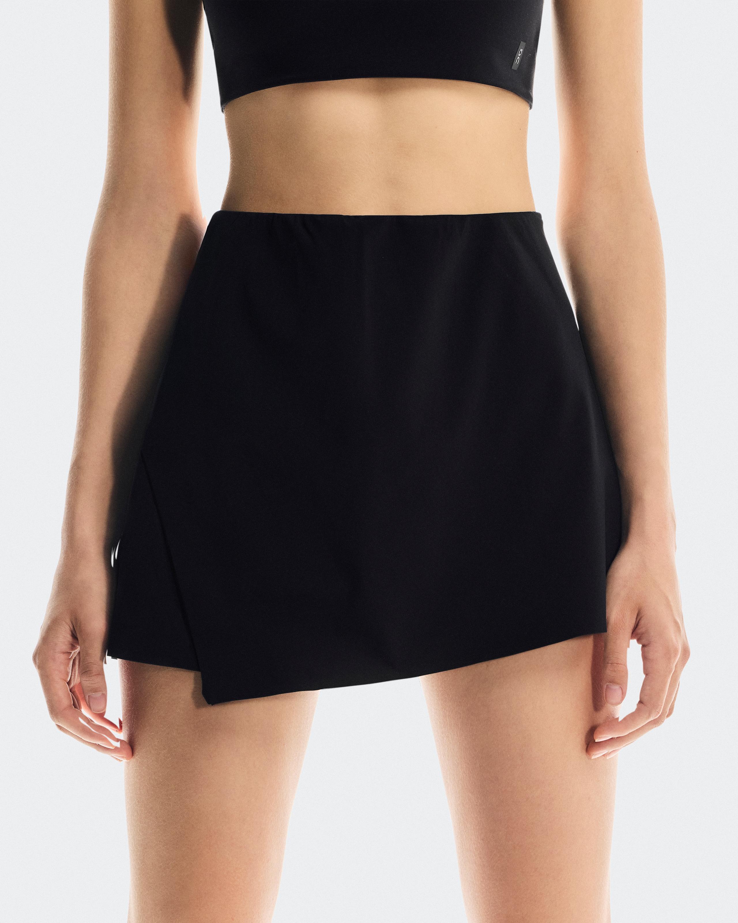 Женская юбка On Court Skirt Side Pleat, Black — фото 4