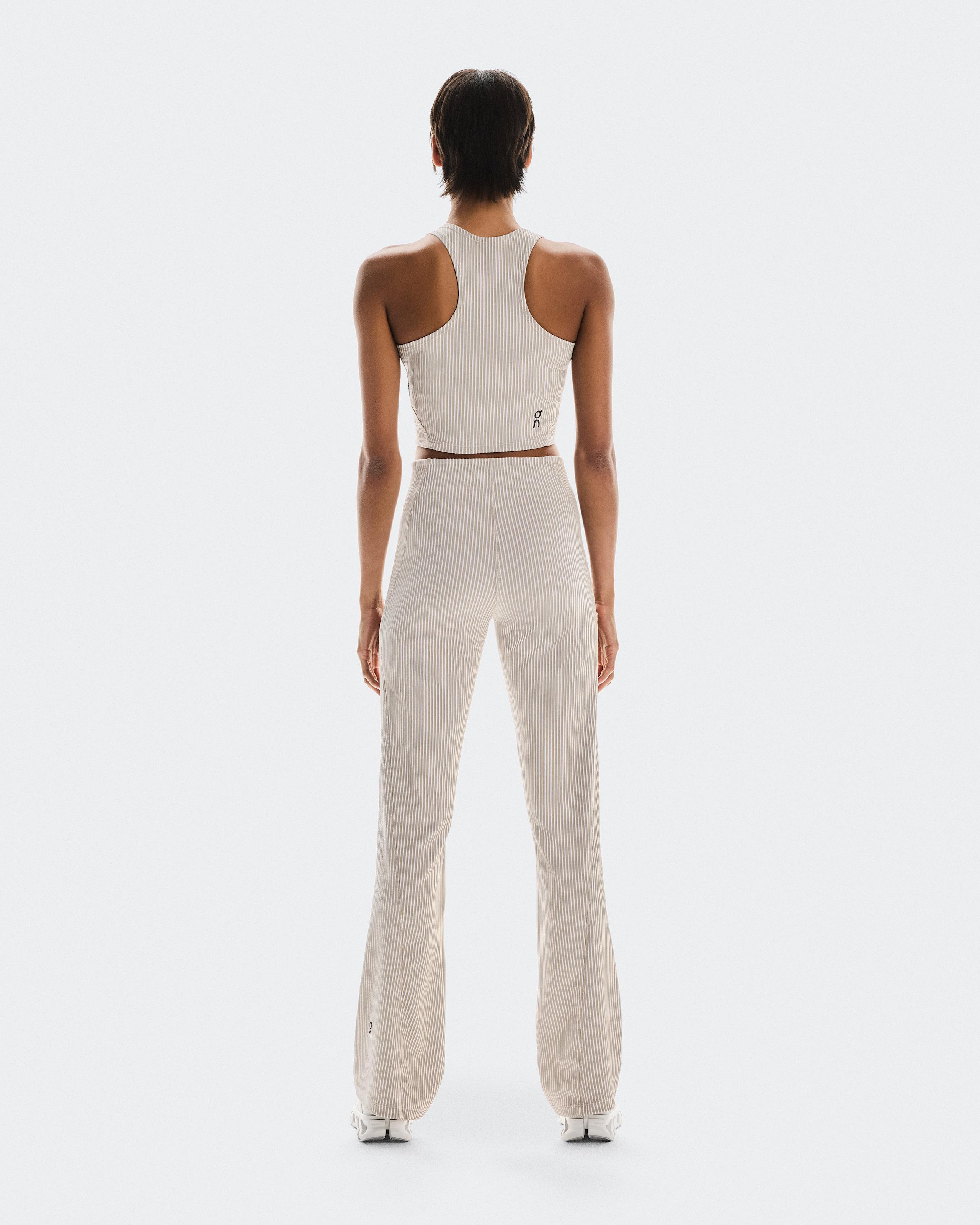 Брюки женские On All-Day Ribbed Pants (песочный/белый) — фото 2