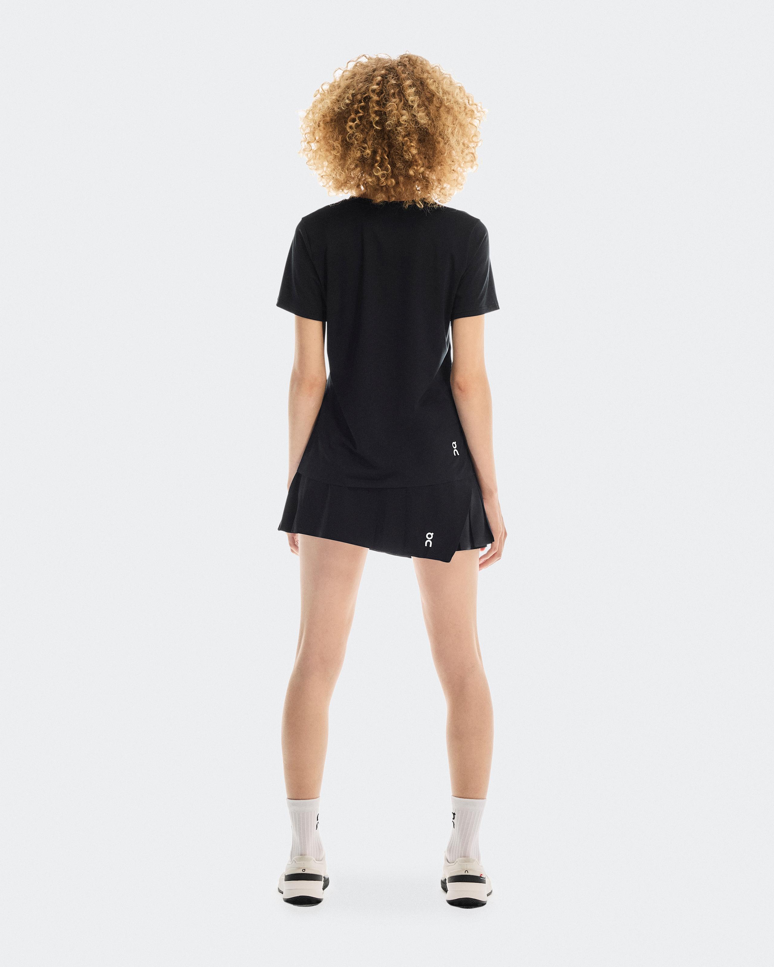 Женская юбка On Court Skirt Side Pleat, Black — фото 2