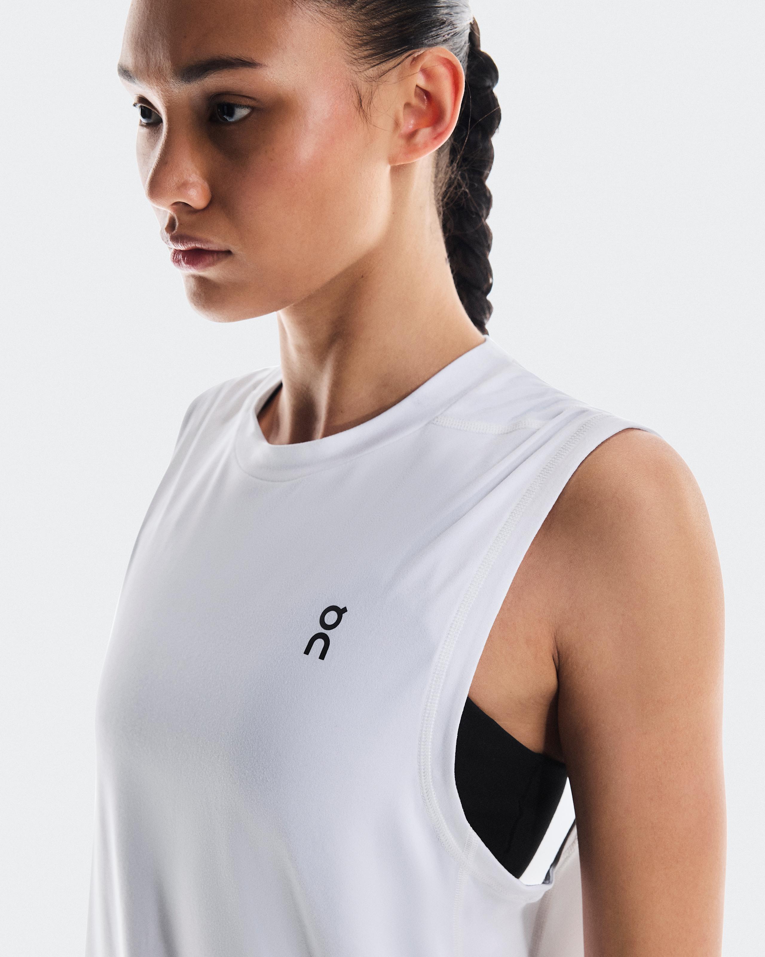 Женская майка On Courtside Tank, White — фото 4