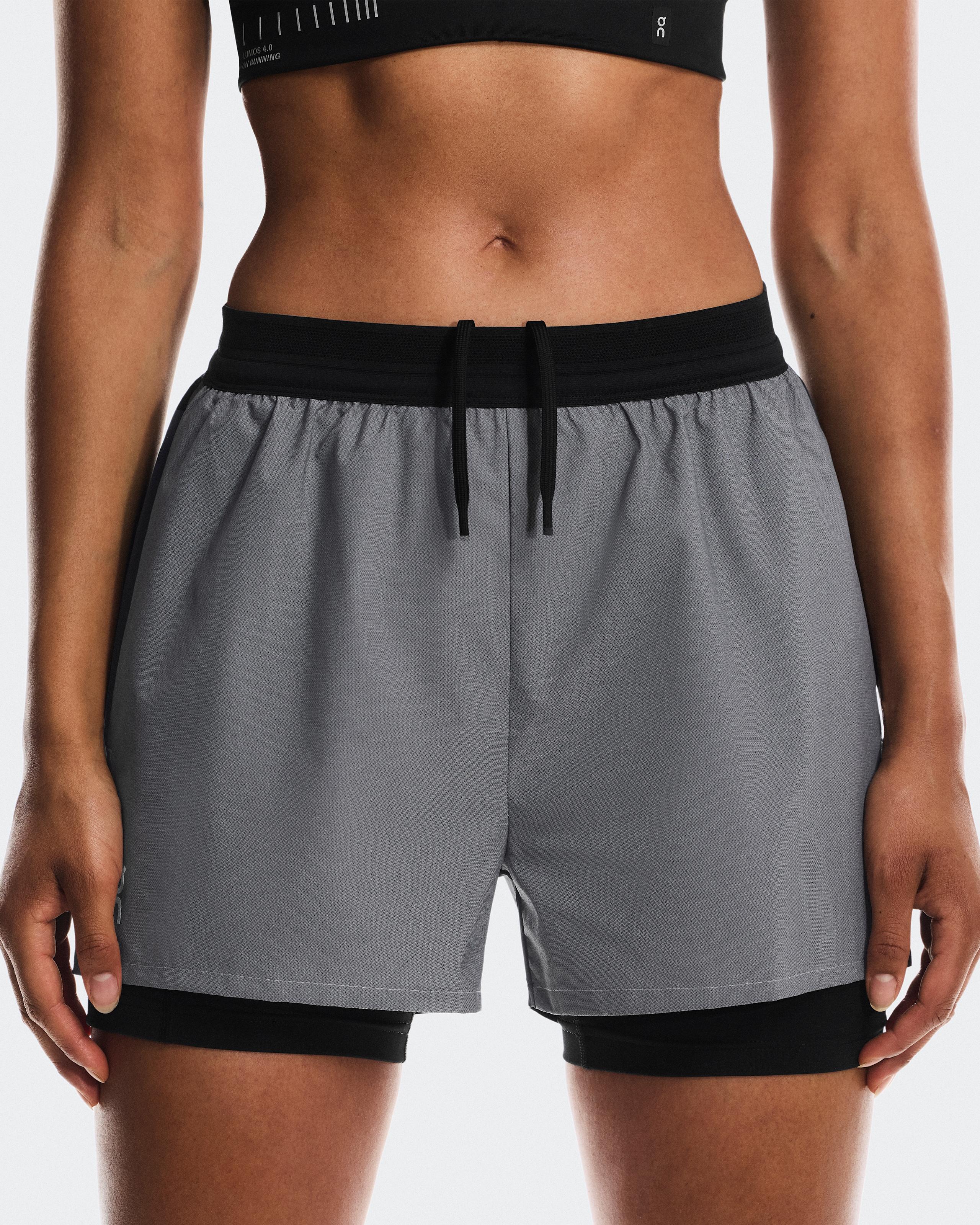 Женские шорты On Performance Shorts Lumos, Eclipse / Black — фото 4