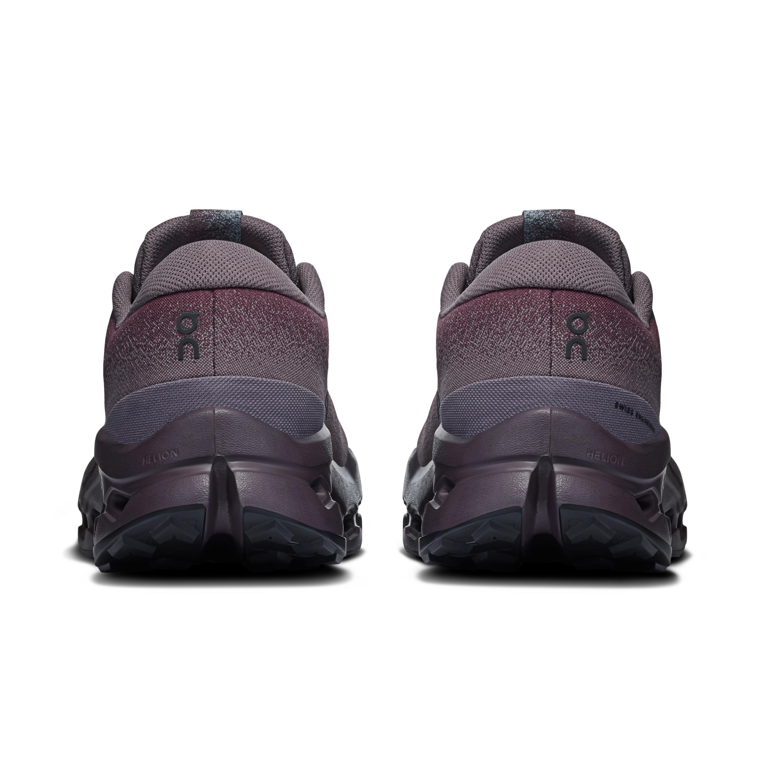 Кроссовки On Cloudsurfer Trail 2 Waterproof женские, тёмно-фиолетовые с серым — фото 5