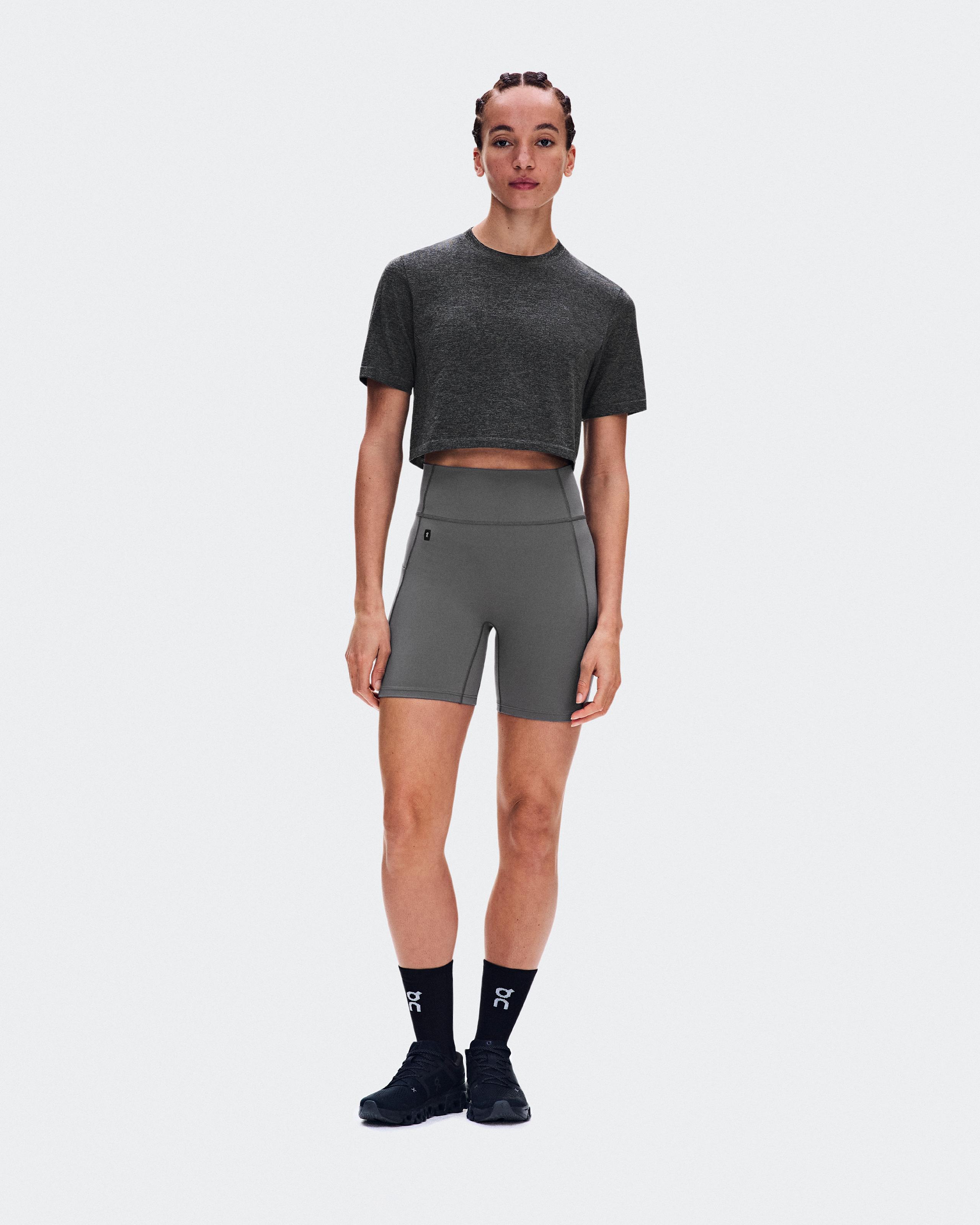 Train Flex-T Crop Ember Heather