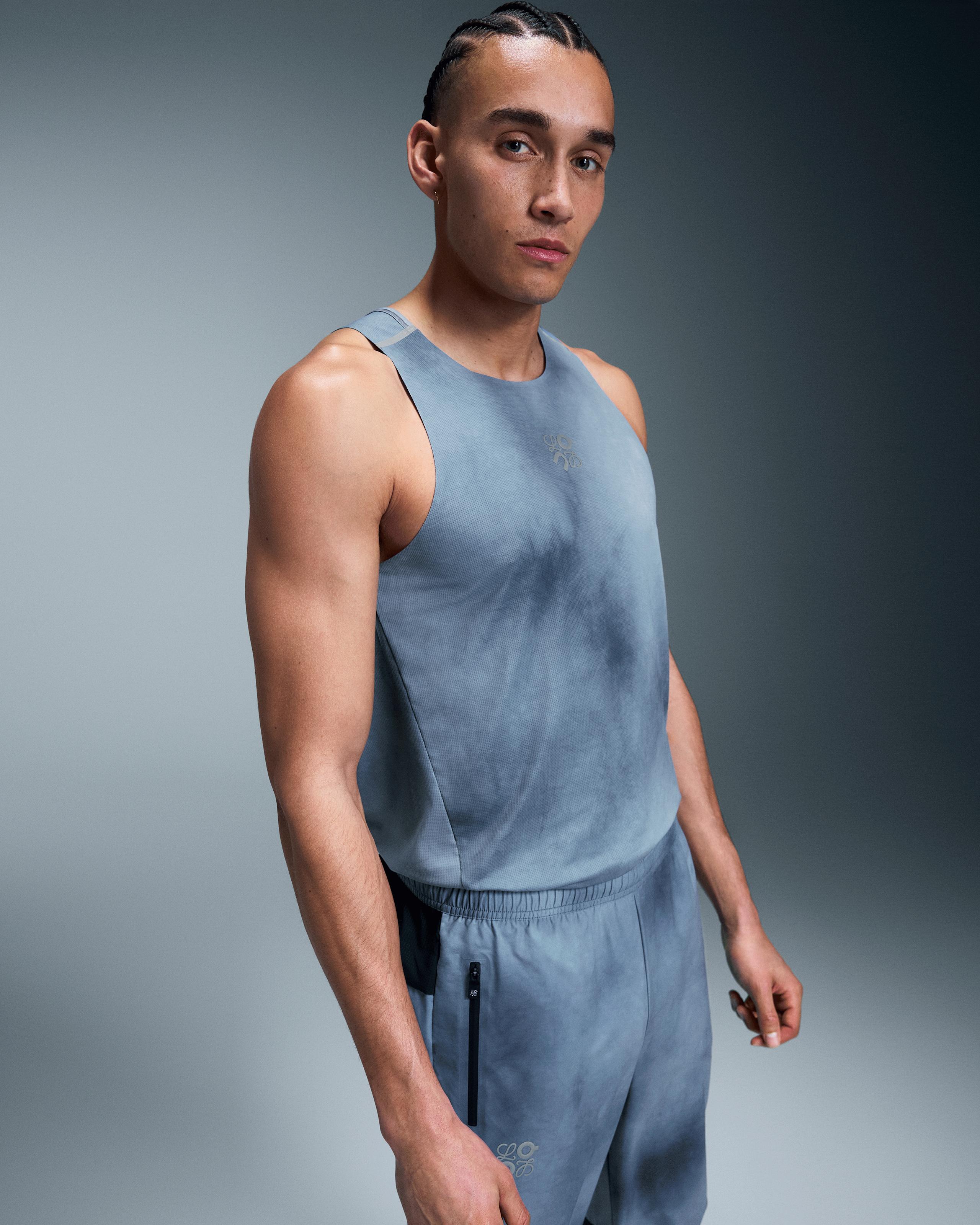 Мужская майка On Performance Tank Top LOEWE, Blue / Multicolor — фото 3