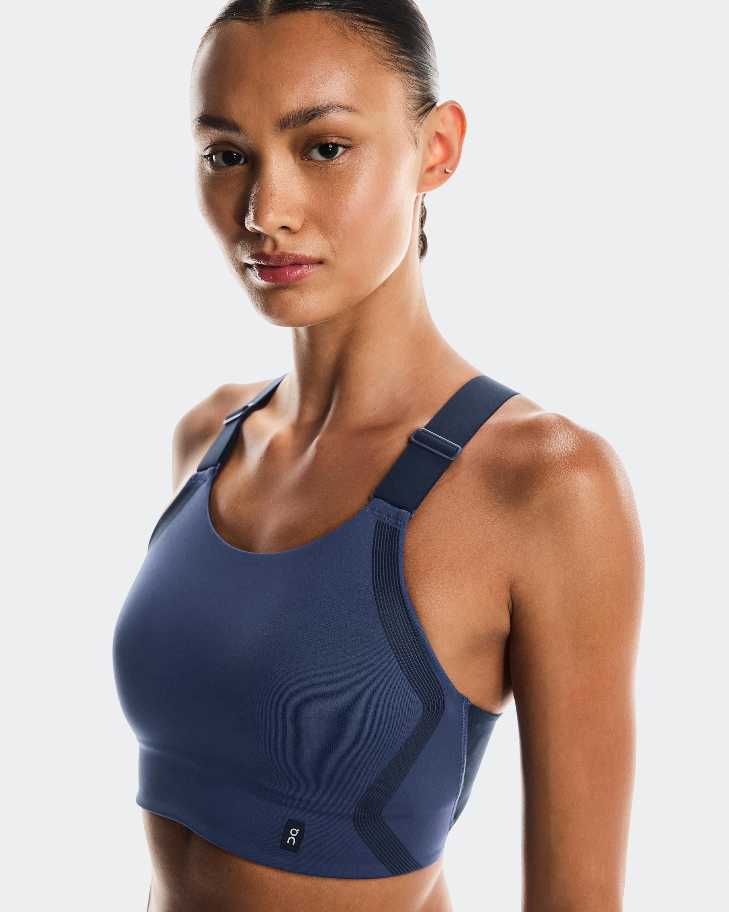 Женский топ-бра On Performance Flex Bra, Acai / Navy — фото 3