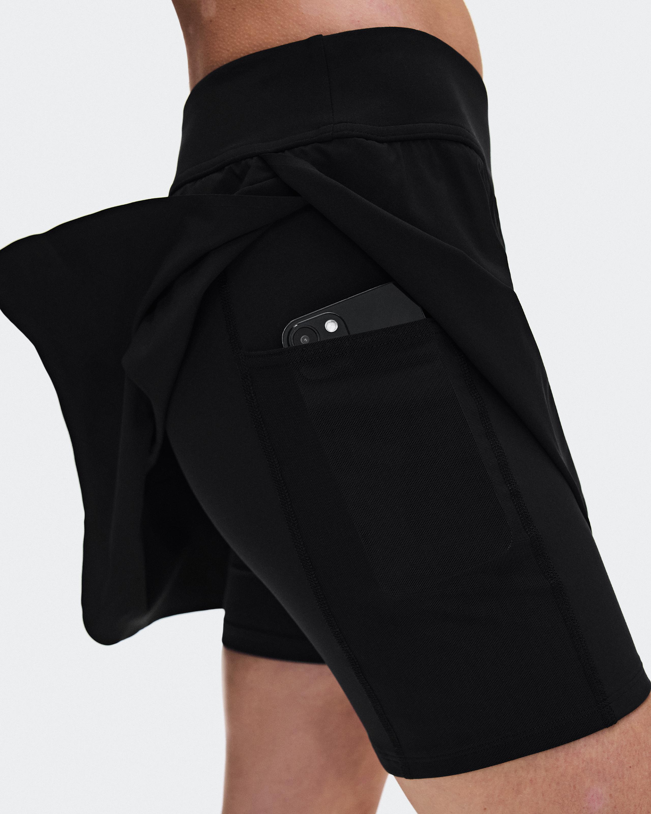 Юбка On Court Skirt Split, чёрный — фото 6