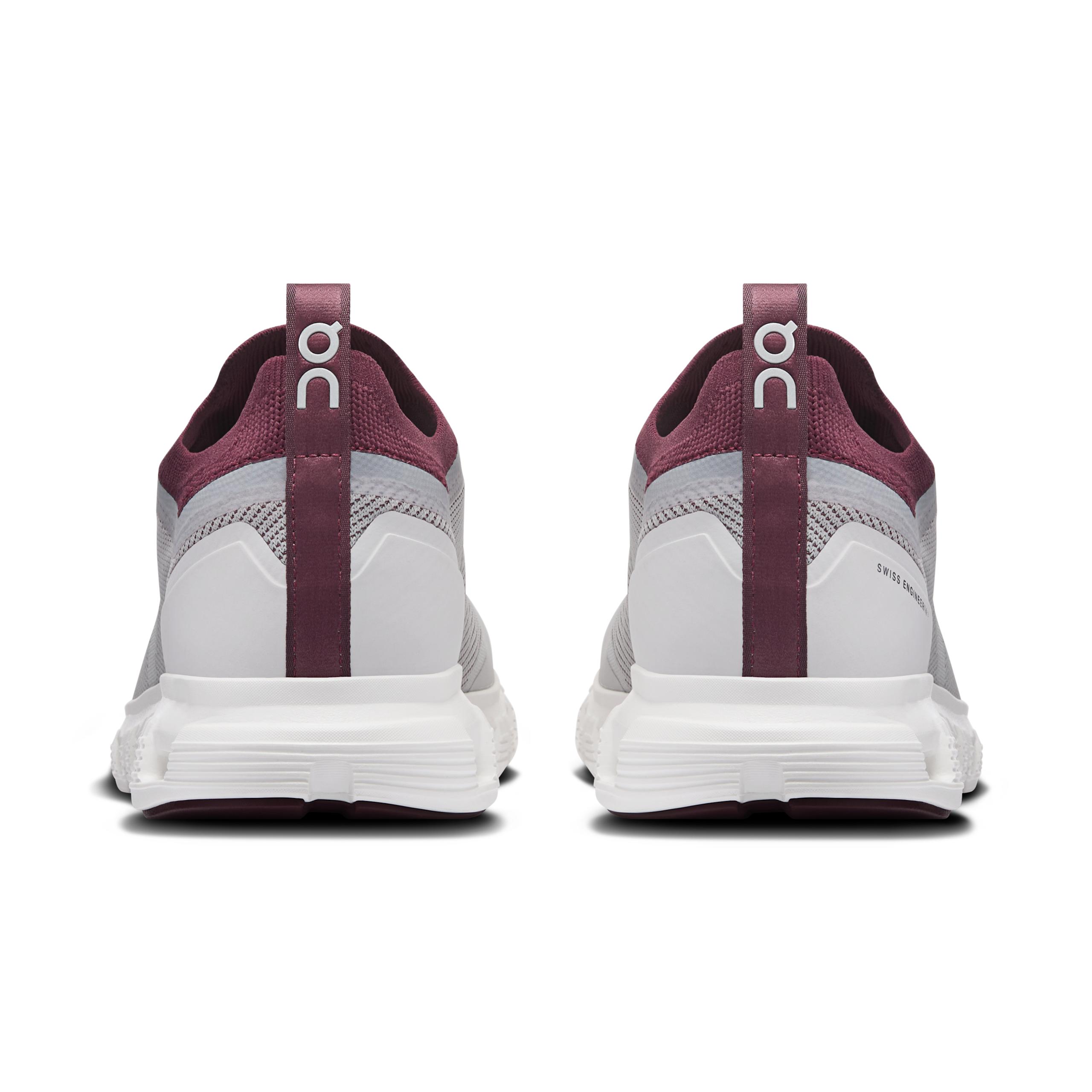 Кроссовки On Cloud 6 Versa Silver / Maroon — фото 5