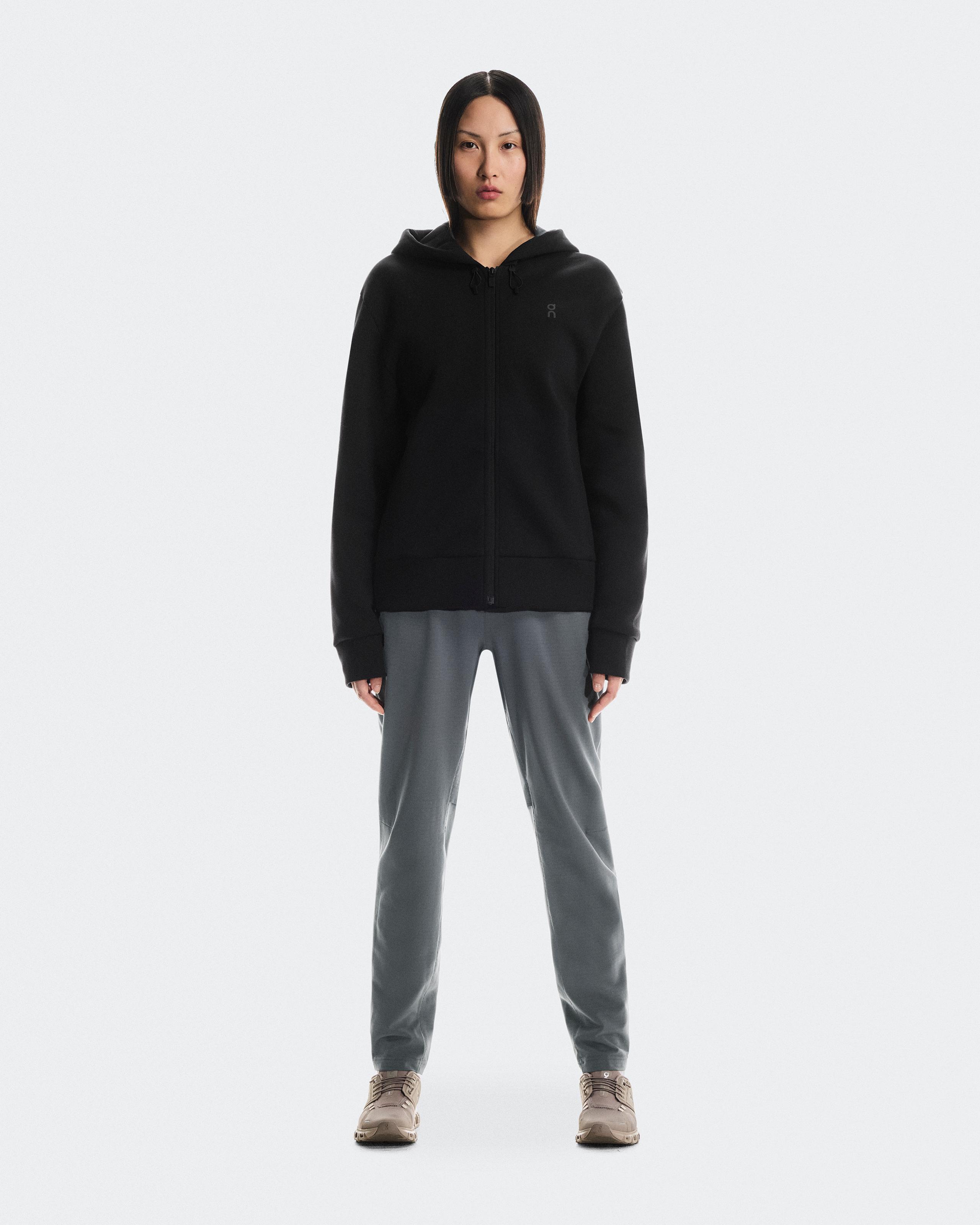Focus Tech Zip Hoodie Black