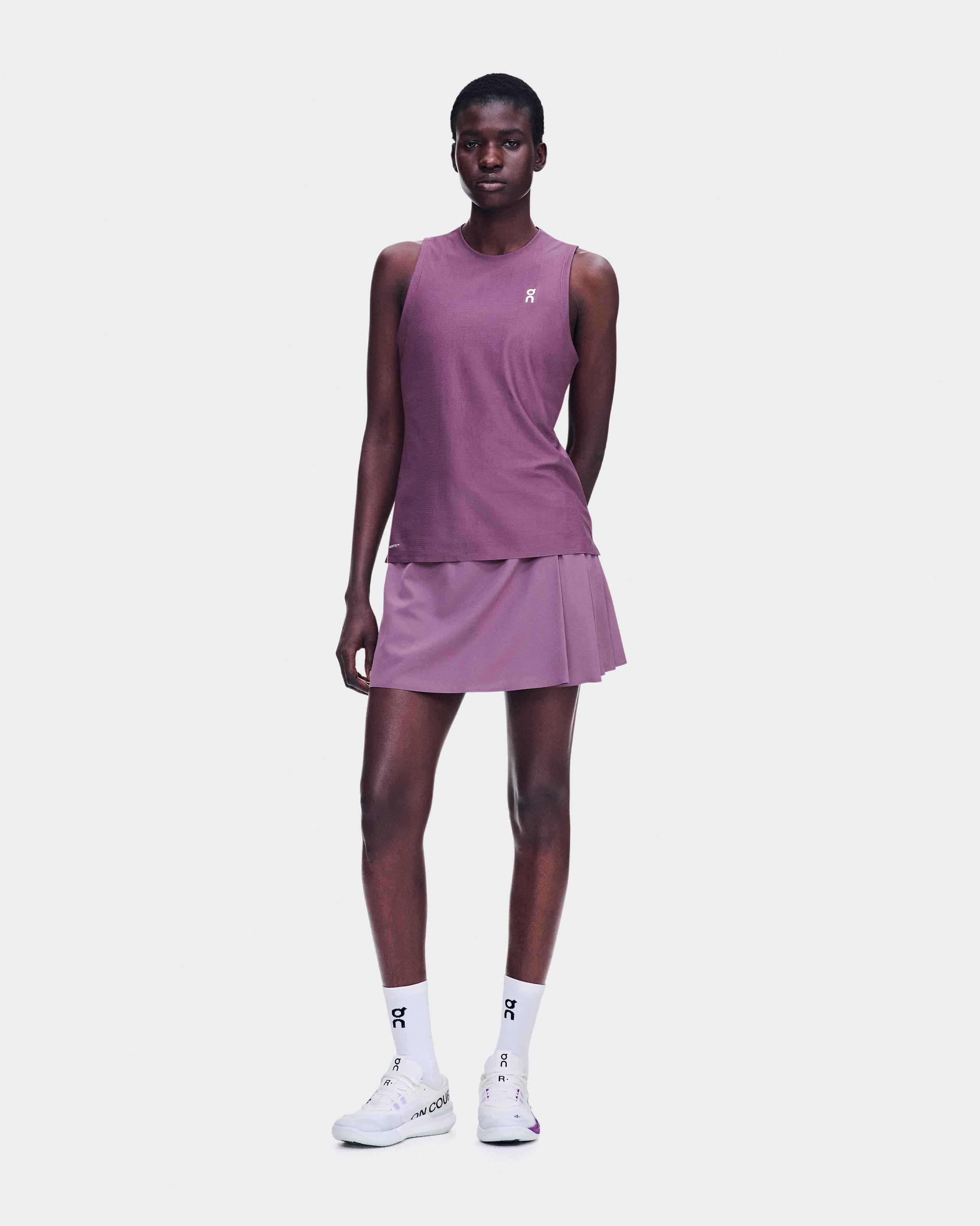 Court Skirt Pleated Cassis