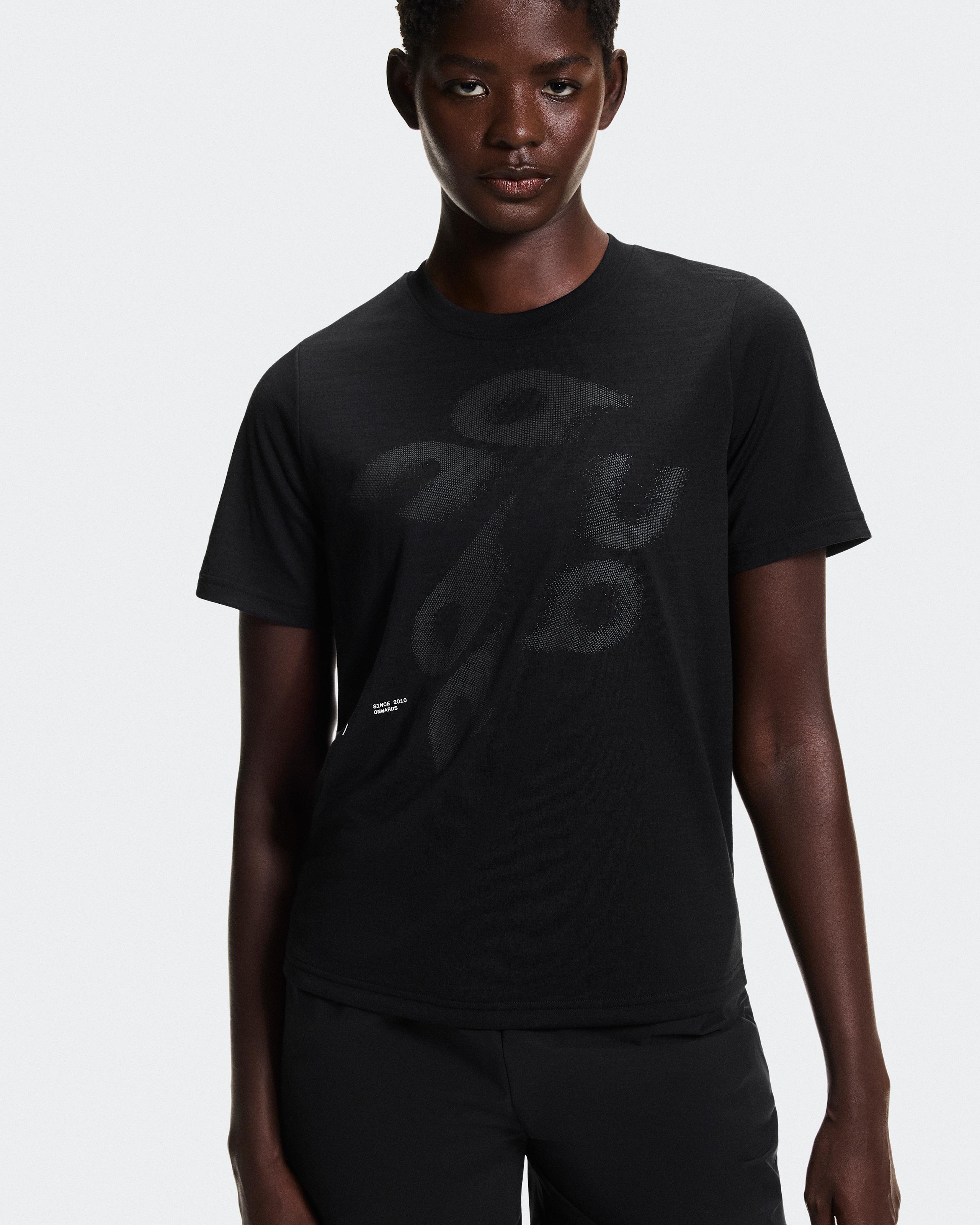 Женская футболка On Run-T, Black — фото 3