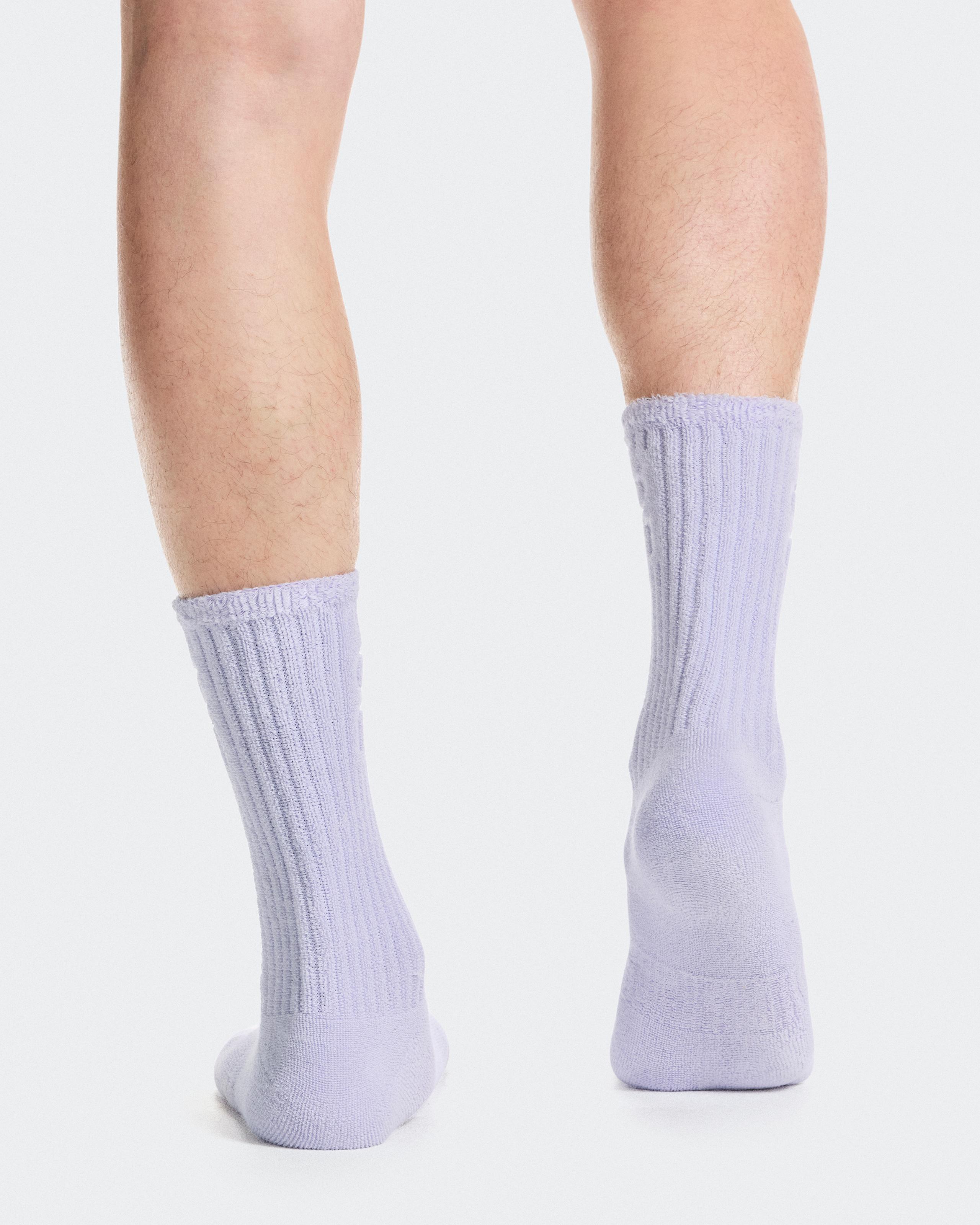 Высокие махровые носки On Terry Sock High, чертополоховые — фото 3