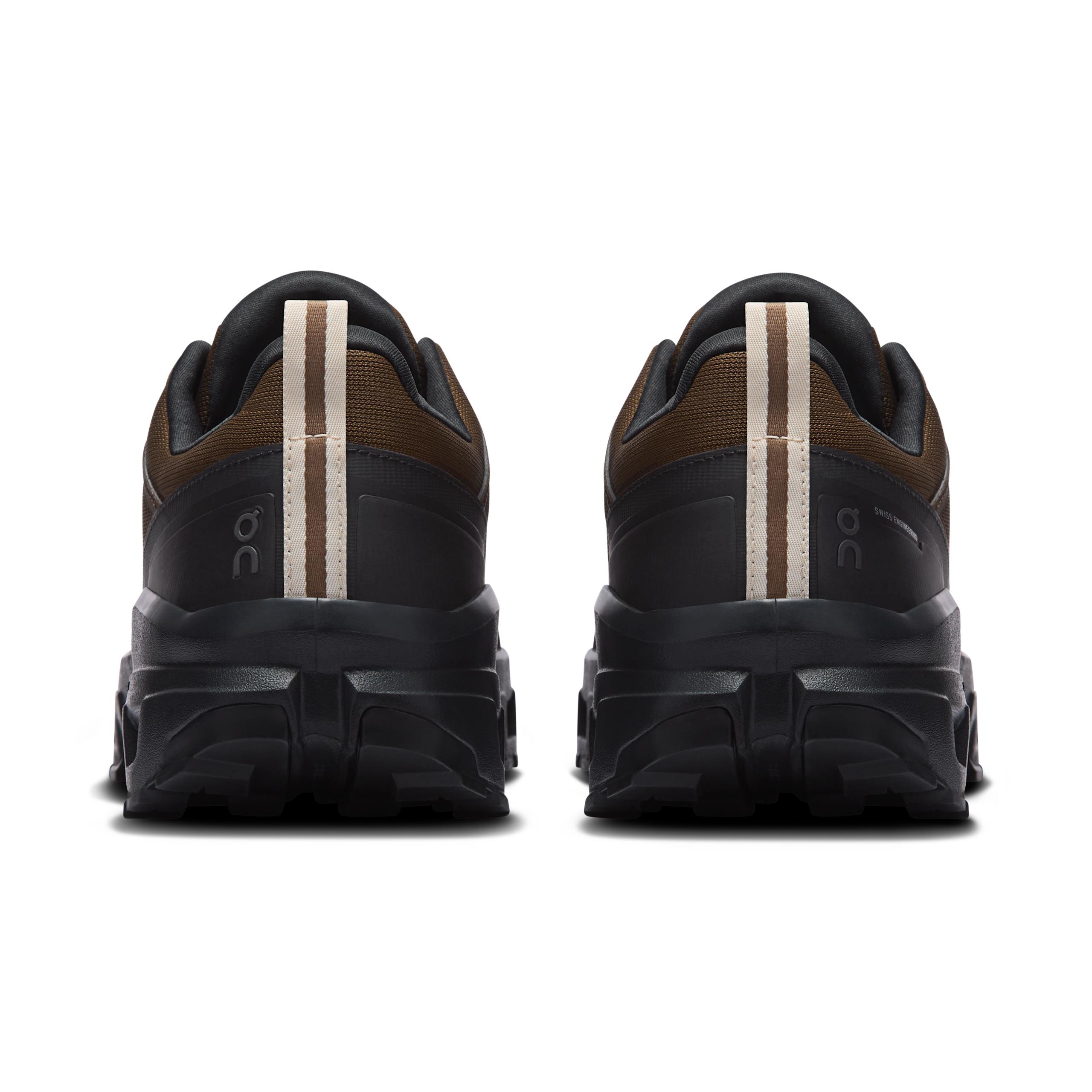 Кроссовки On Cloudrock Low Waterproof мужские, землисто-коричневые с чёрным — фото 5
