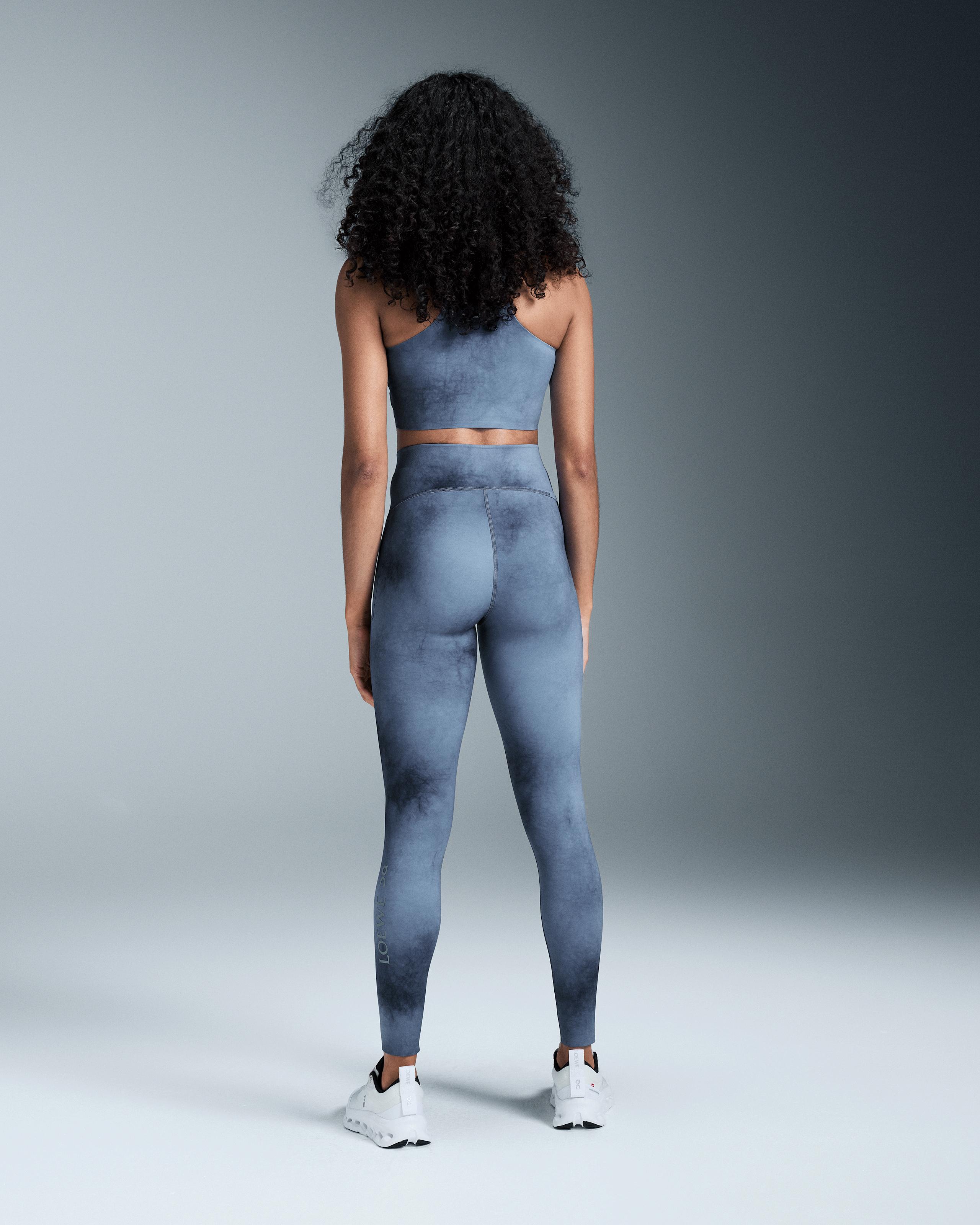 Женские тайтсы Active Tights LOEWE, синие с мультиколором — фото 2