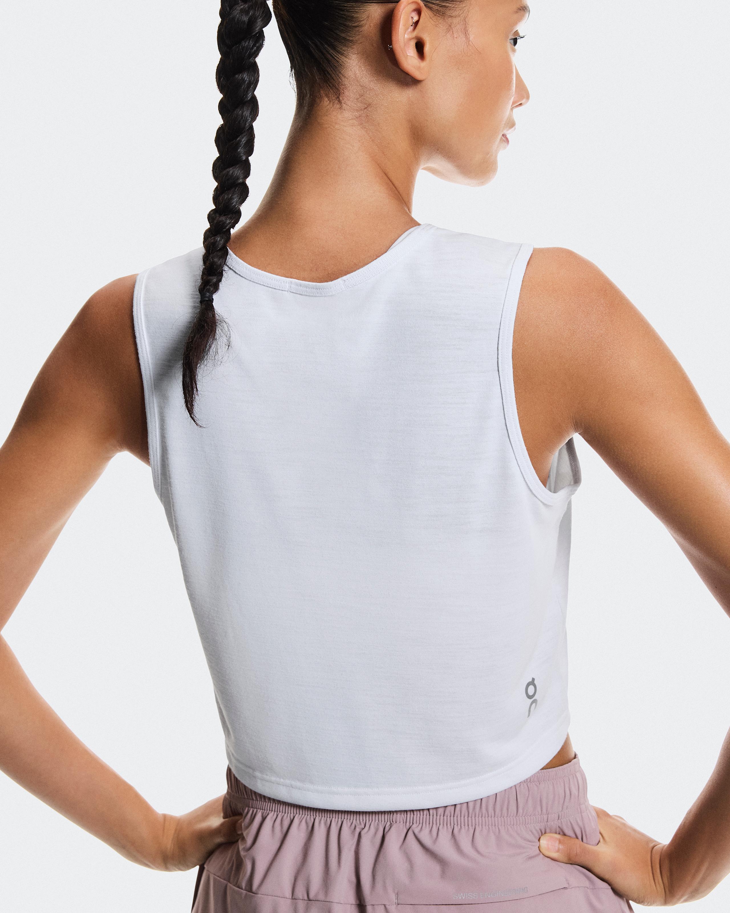 Женская майка On Run Tank, White — фото 4