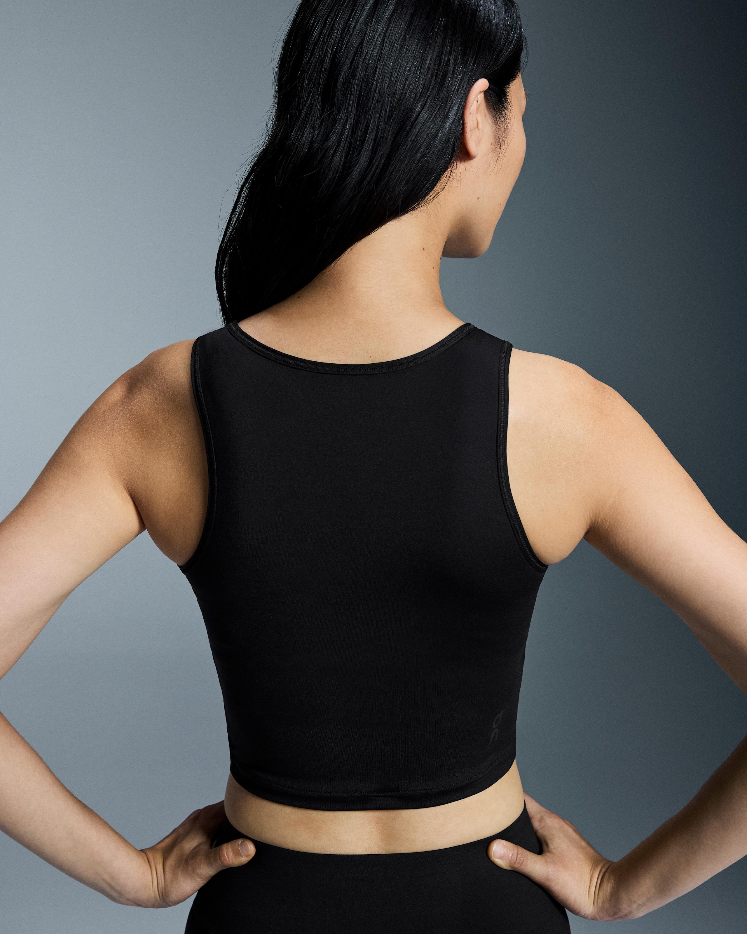 Женский кроп-топ On Studio Cut-Out Crop, Black — фото 4