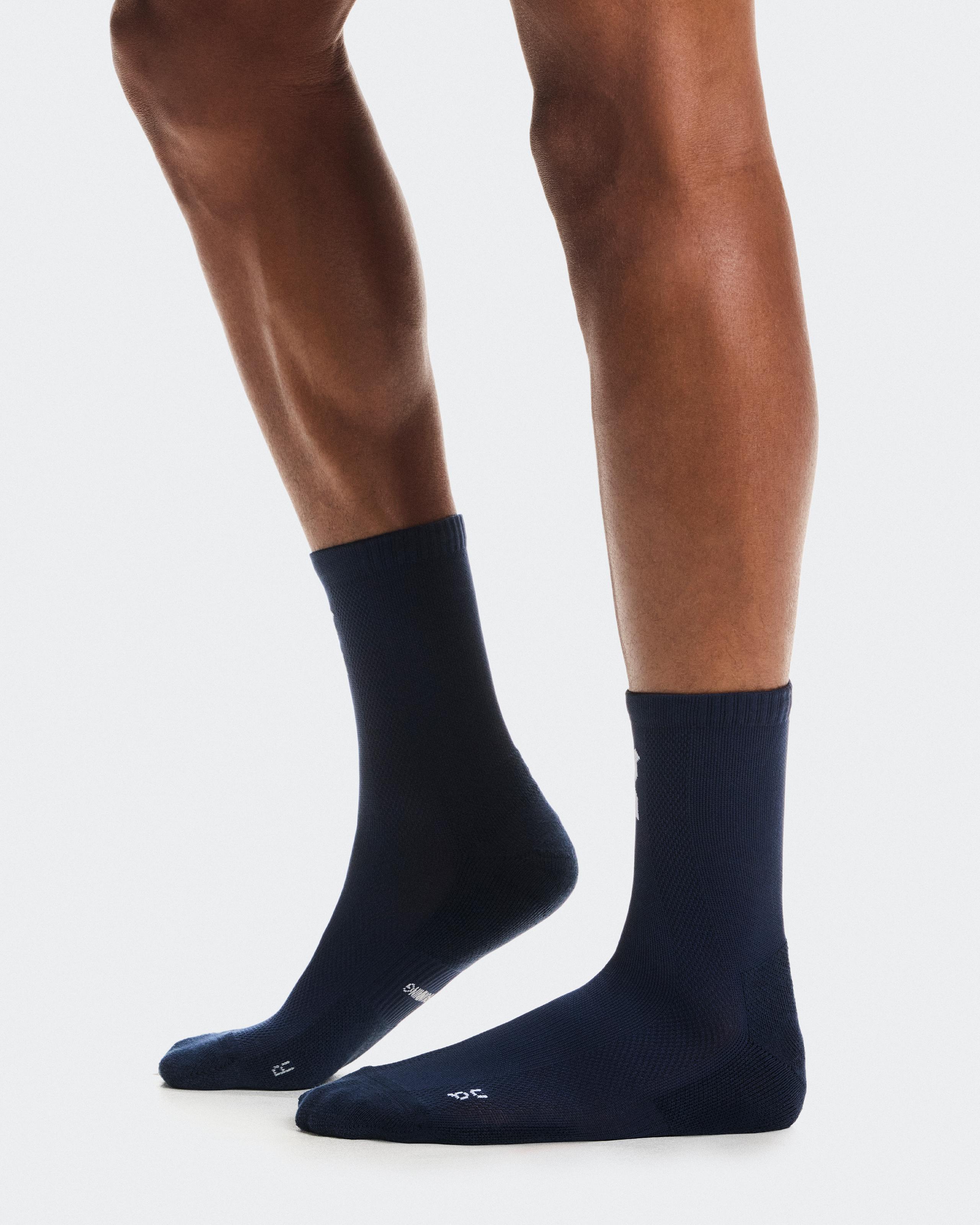 Носки On Core Run Sock High 2P (2 пары), тёмно-синий (Navy) — фото 2