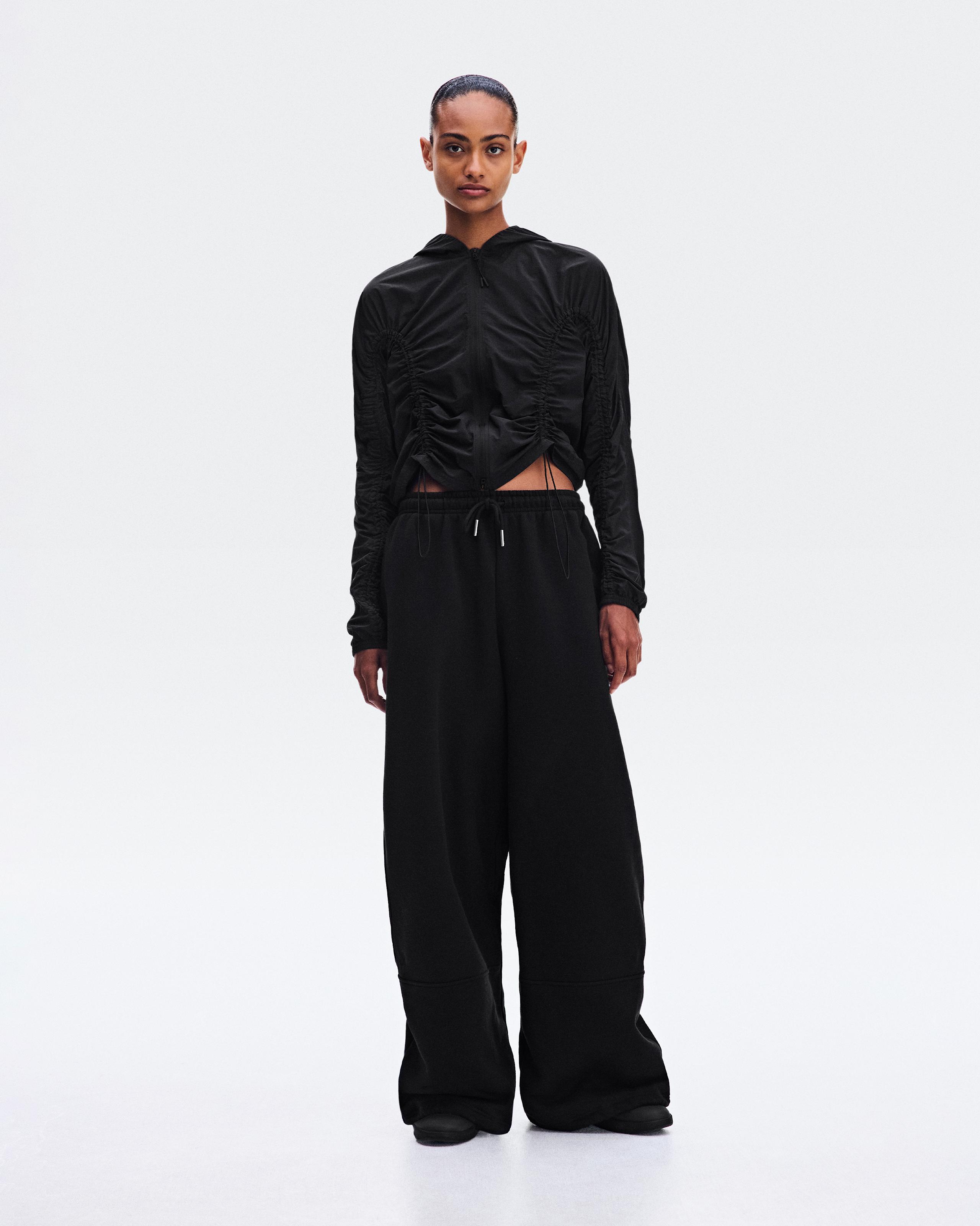 Ruched Lightweight Jacket Black