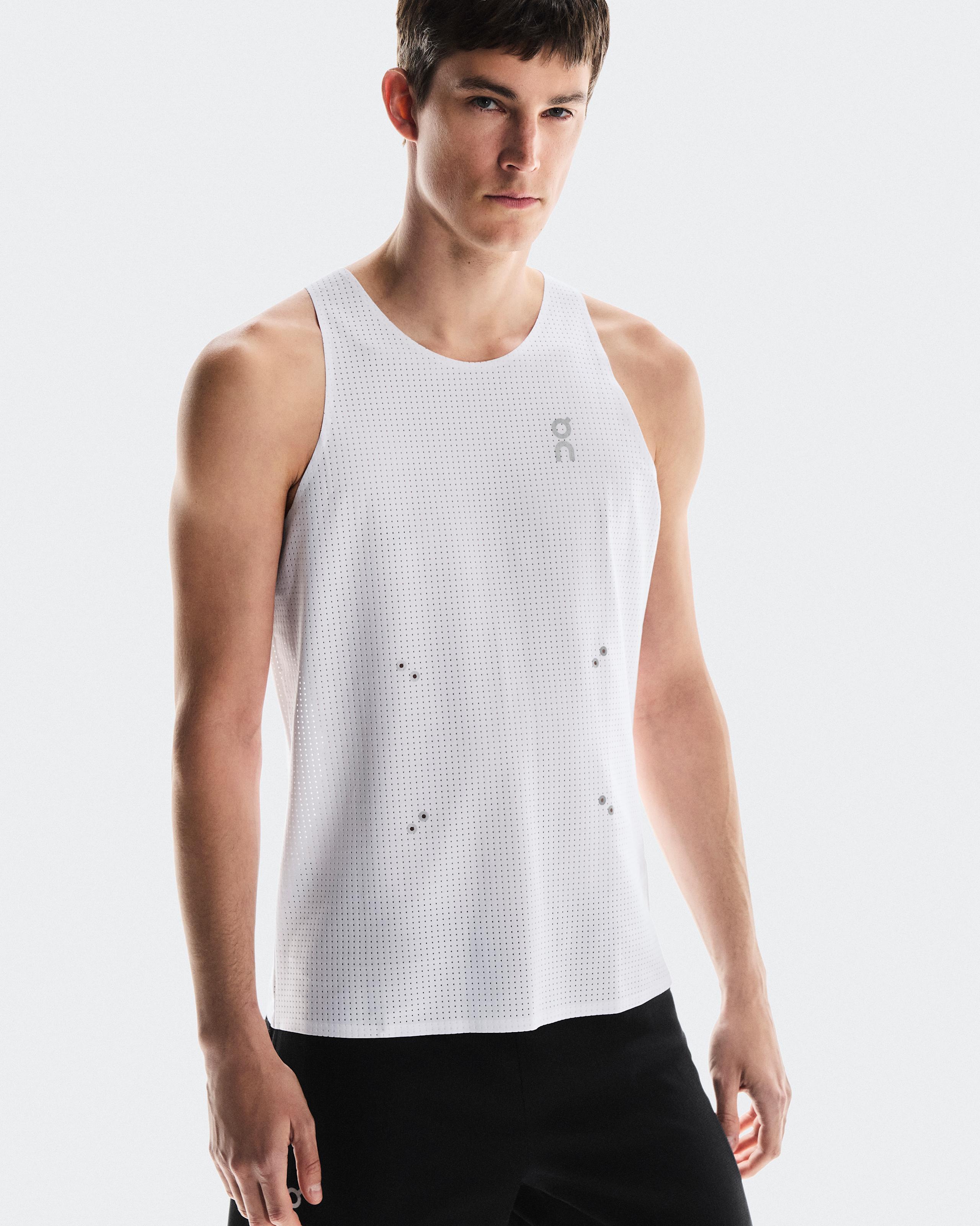 Мужская майка On Pace Tank, White — фото 3
