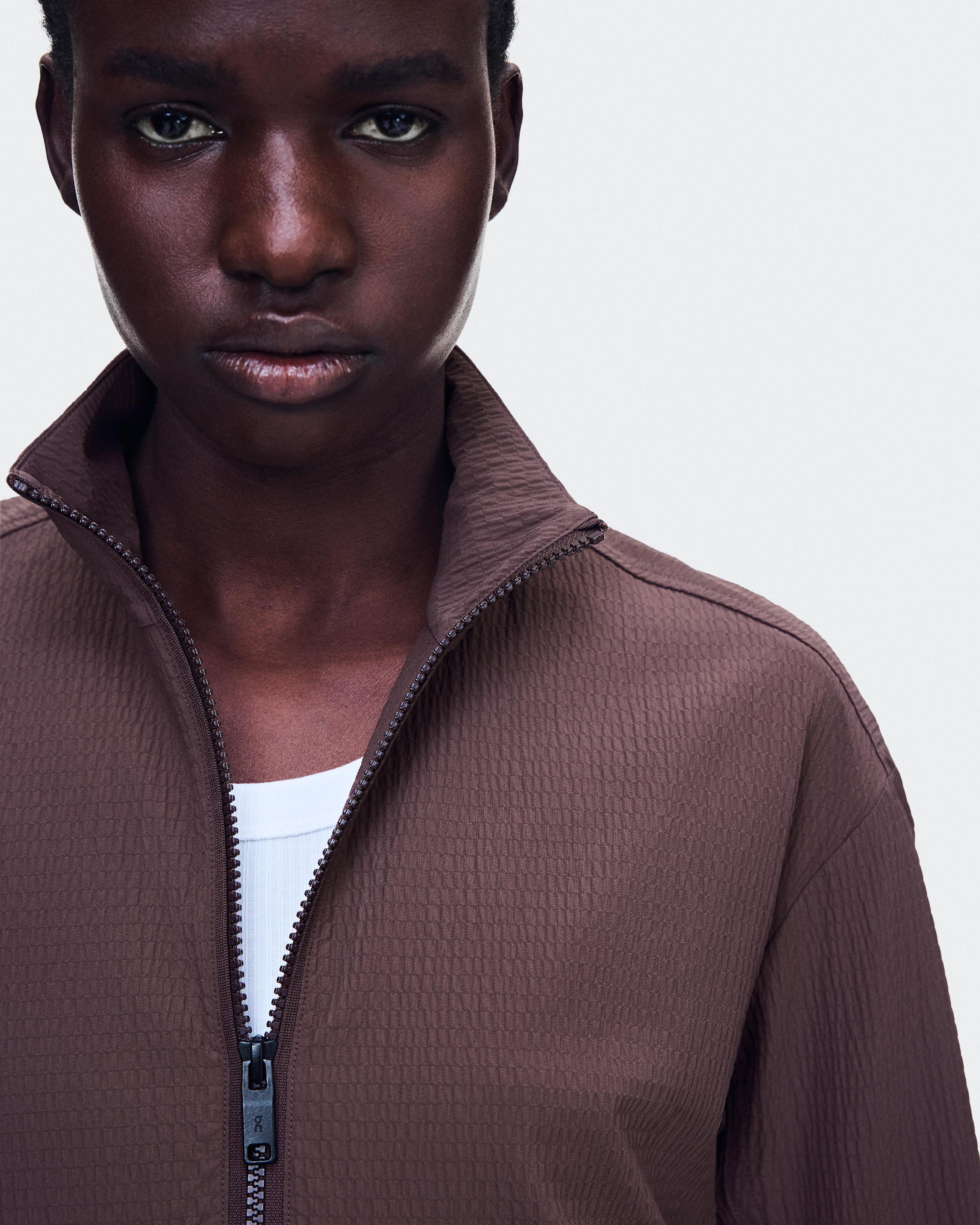Женская толстовка On Courtside 1/2 Zip Eaze, Mulberry — фото 6