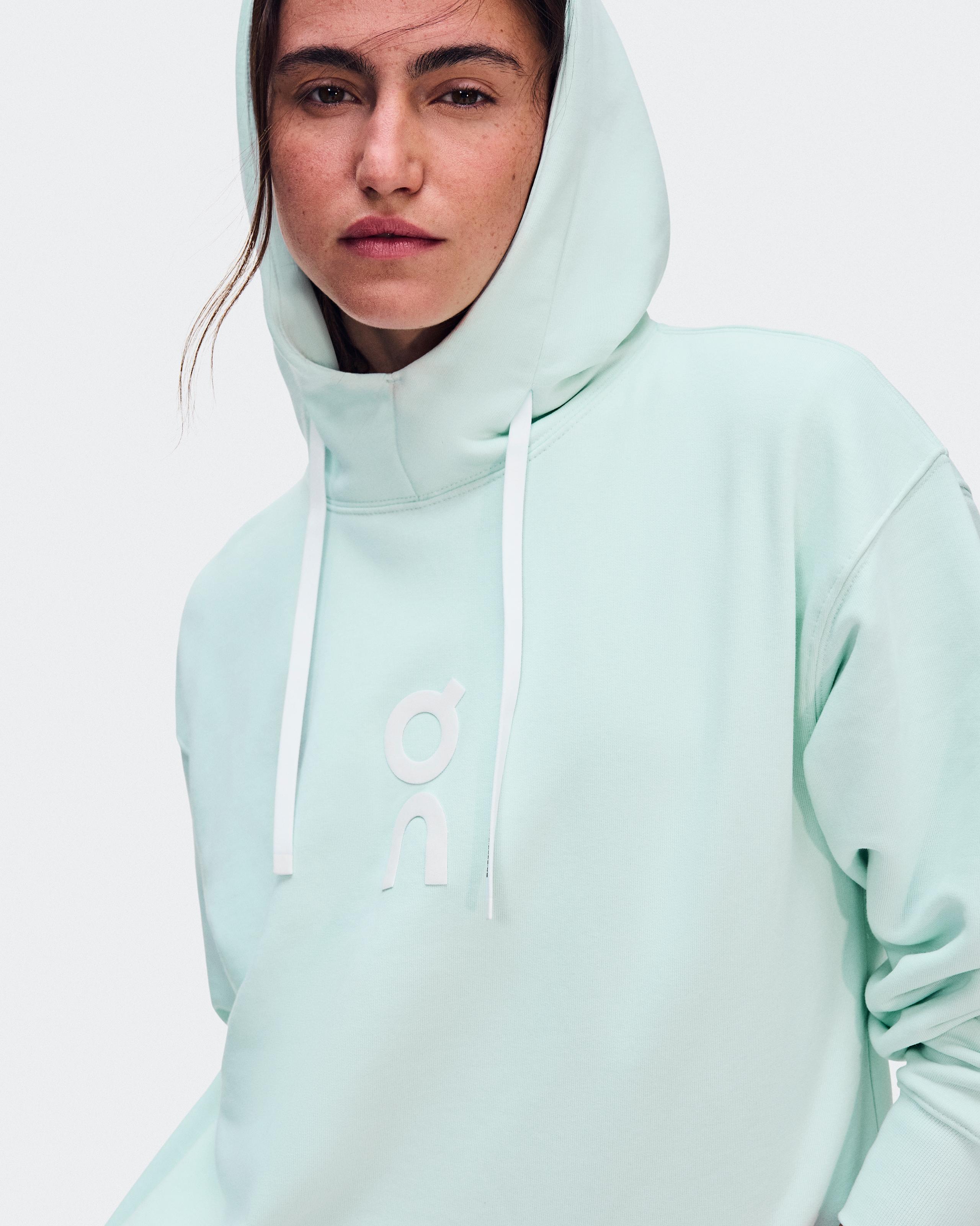 Женское худи On Club Hoodie, молочно-белый Flurry — фото 2