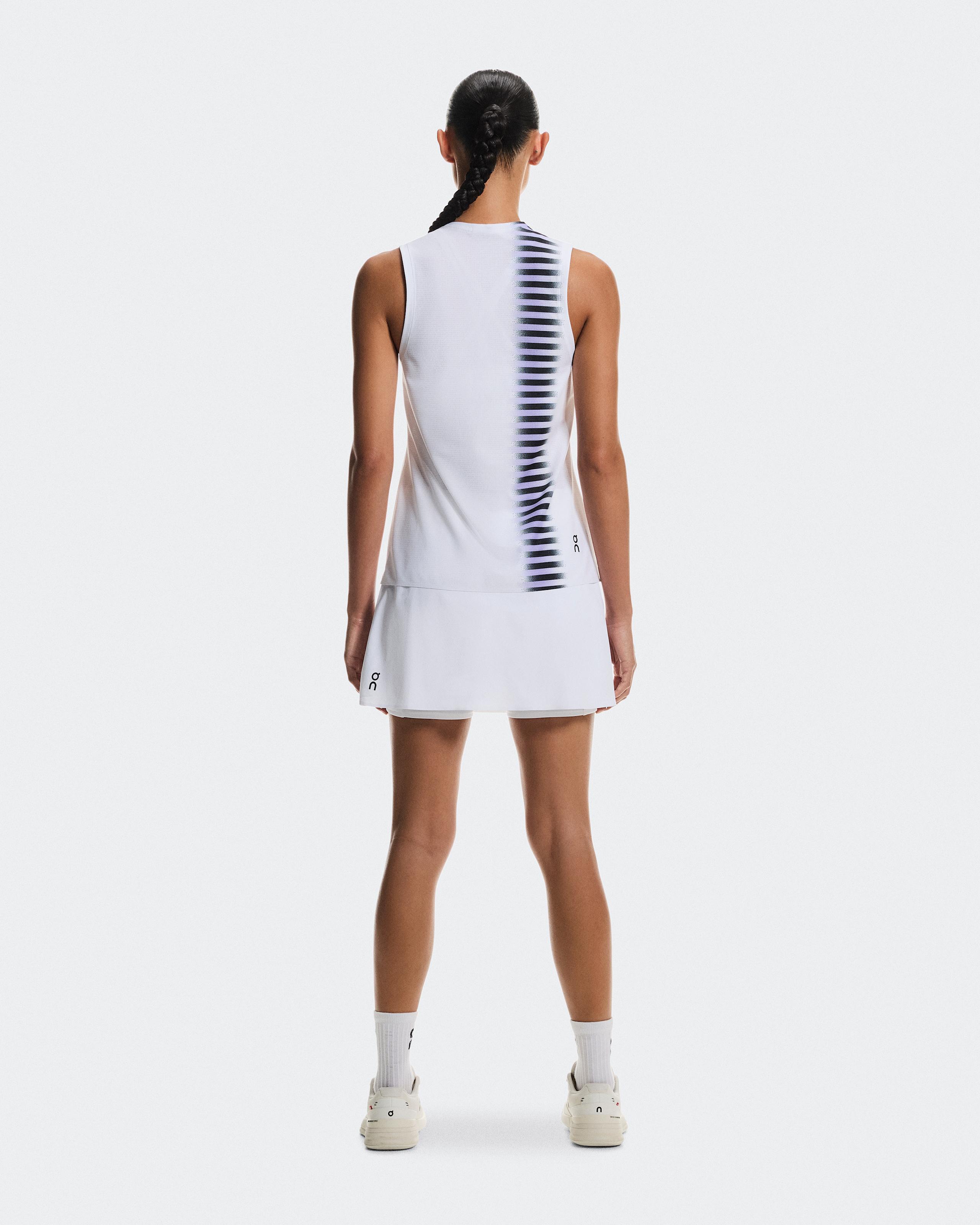 Женская майка On Court Tank Edge, White / Black — фото 2
